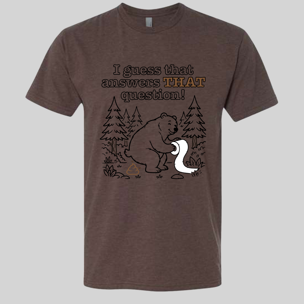 Does a Bear poop in the Woods? T-Shirt
