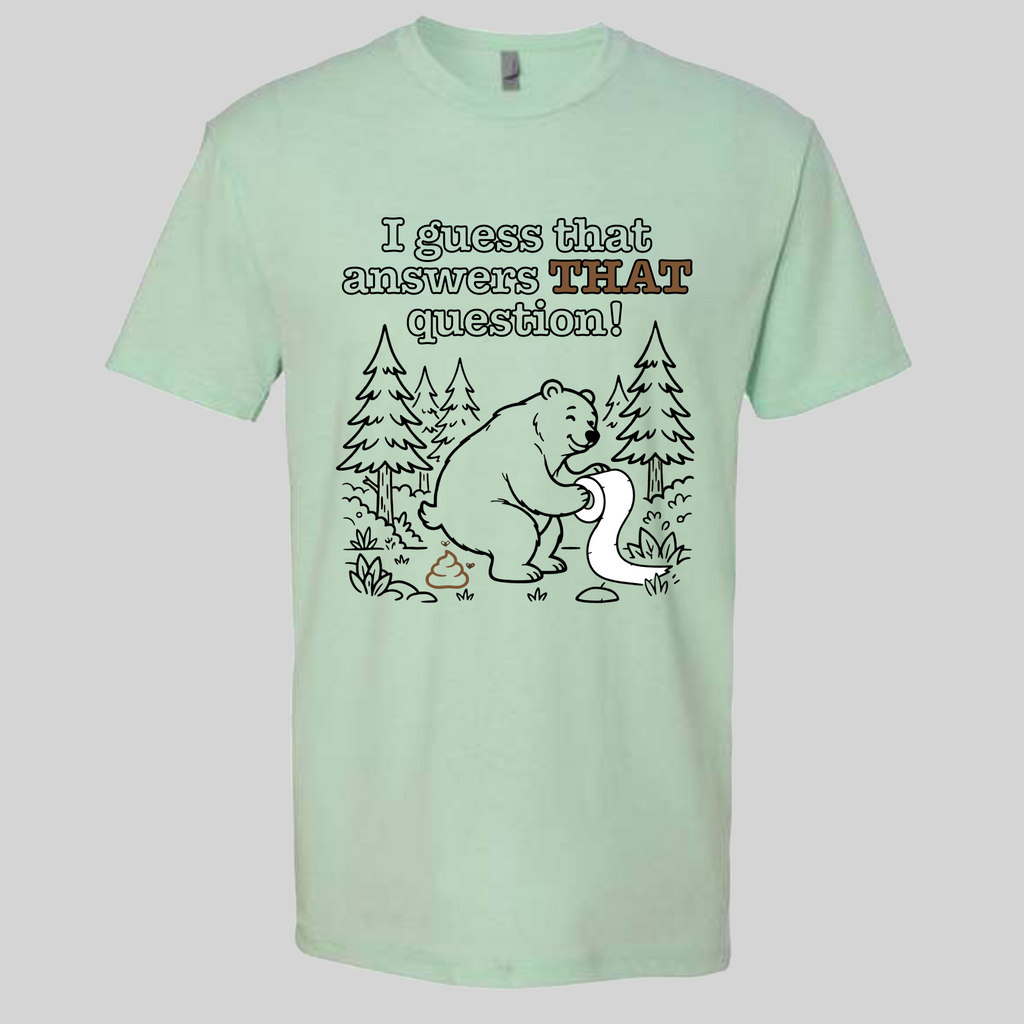 Does a Bear poop in the Woods? T-Shirt