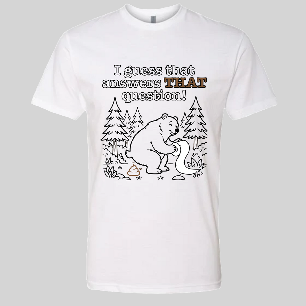 Does a Bear poop in the Woods? T-Shirt