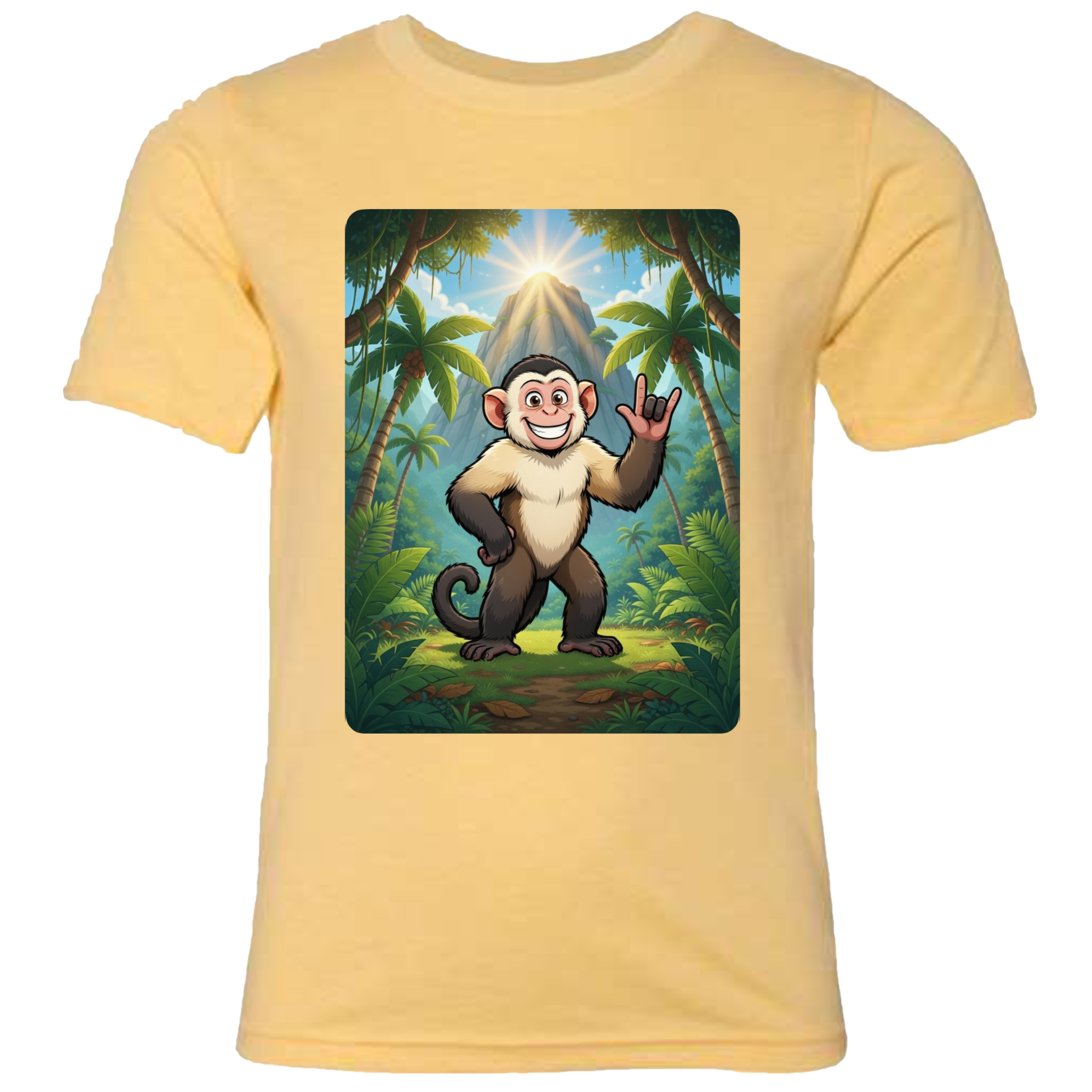 ASL Capuchin Monkey  T-Shirt (Kids Sizes)