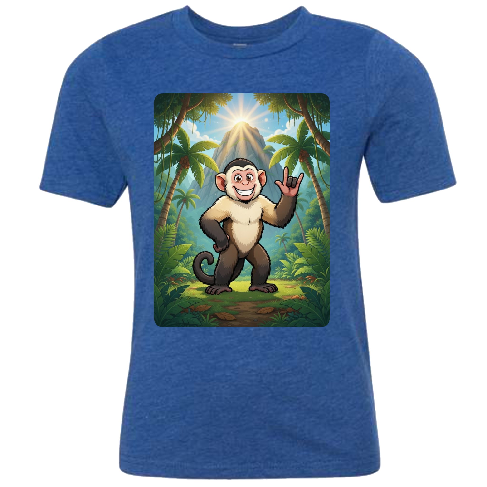 ASL Capuchin Monkey  T-Shirt (Kids Sizes)