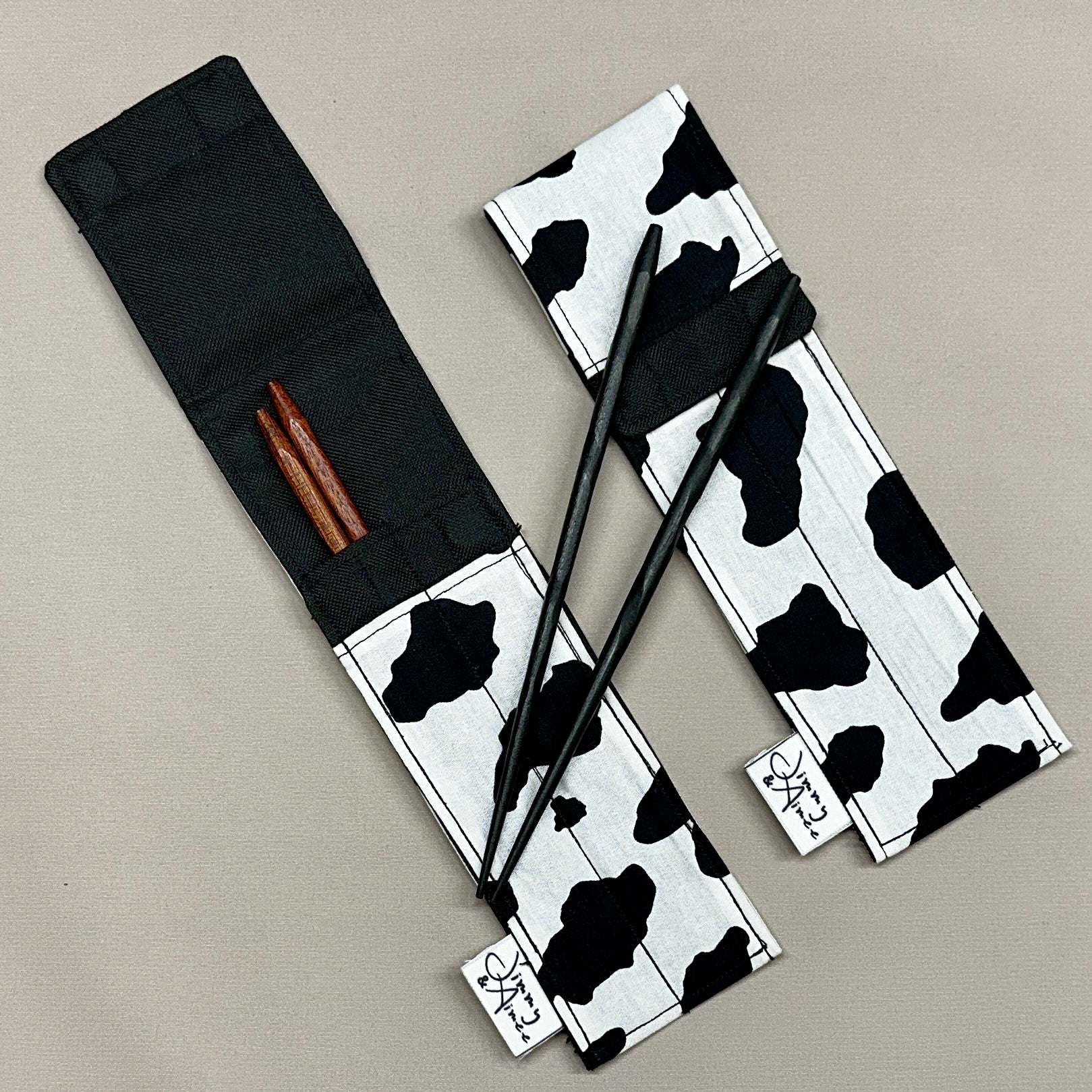 Cow Print Chopsticks Case