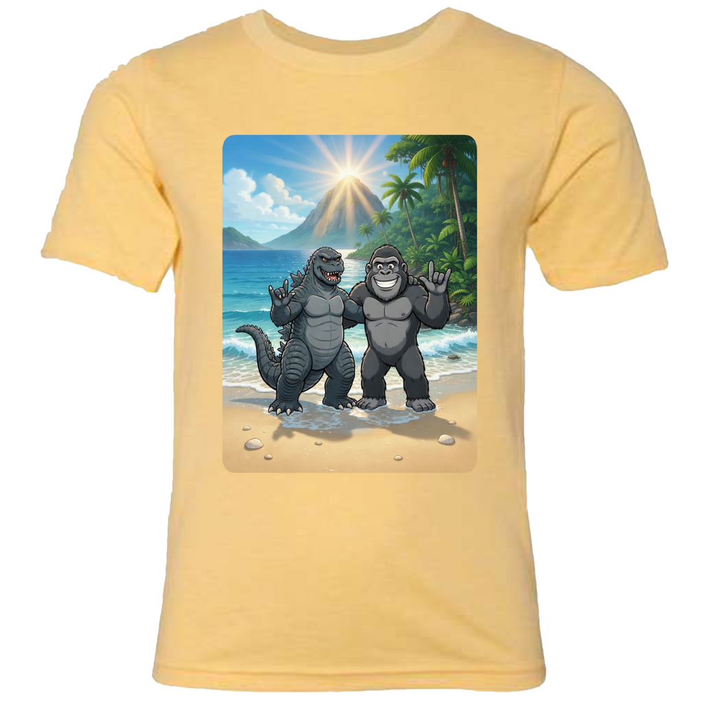 ASL Godzilla & King Kong  T-Shirt (Kids Sizes)