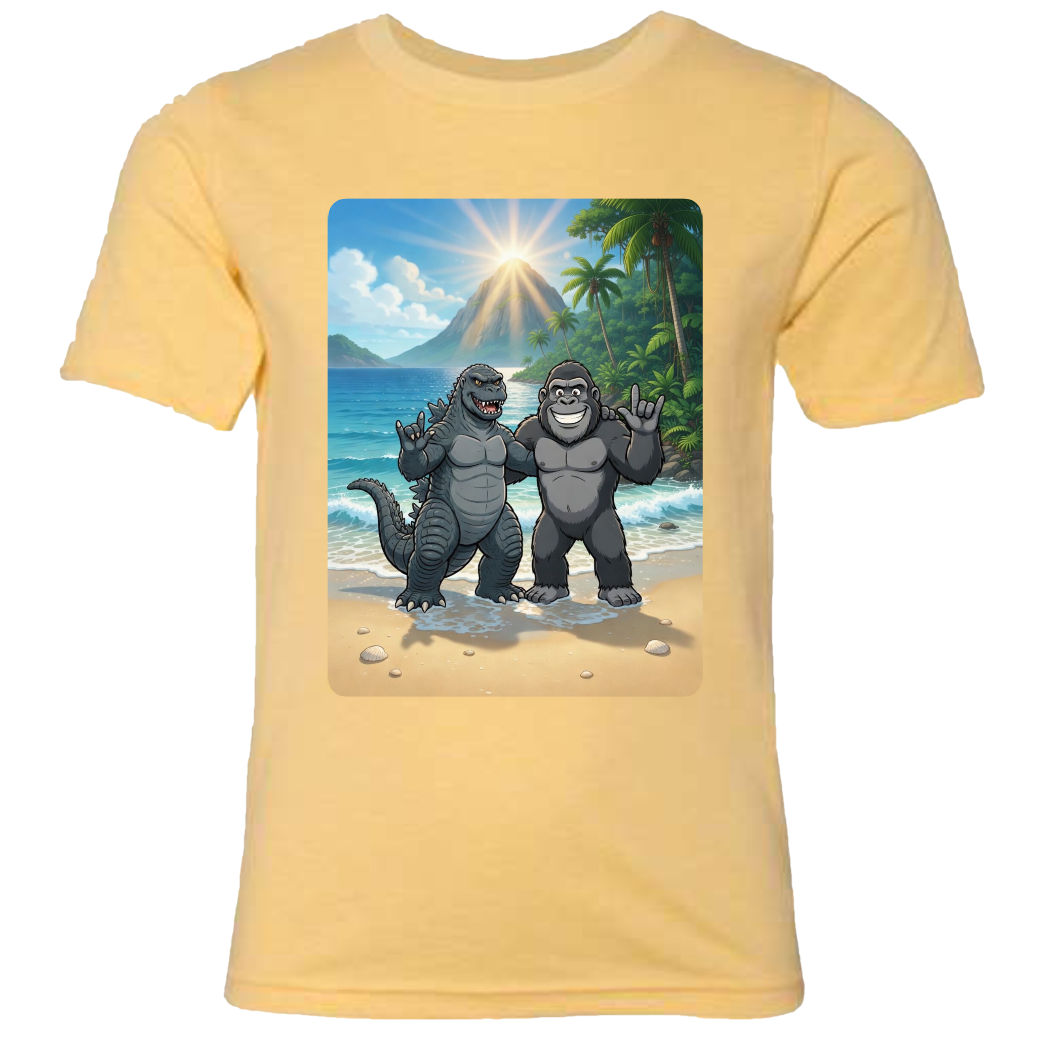 ASL Godzilla & King Kong  T-Shirt (Kids Sizes)