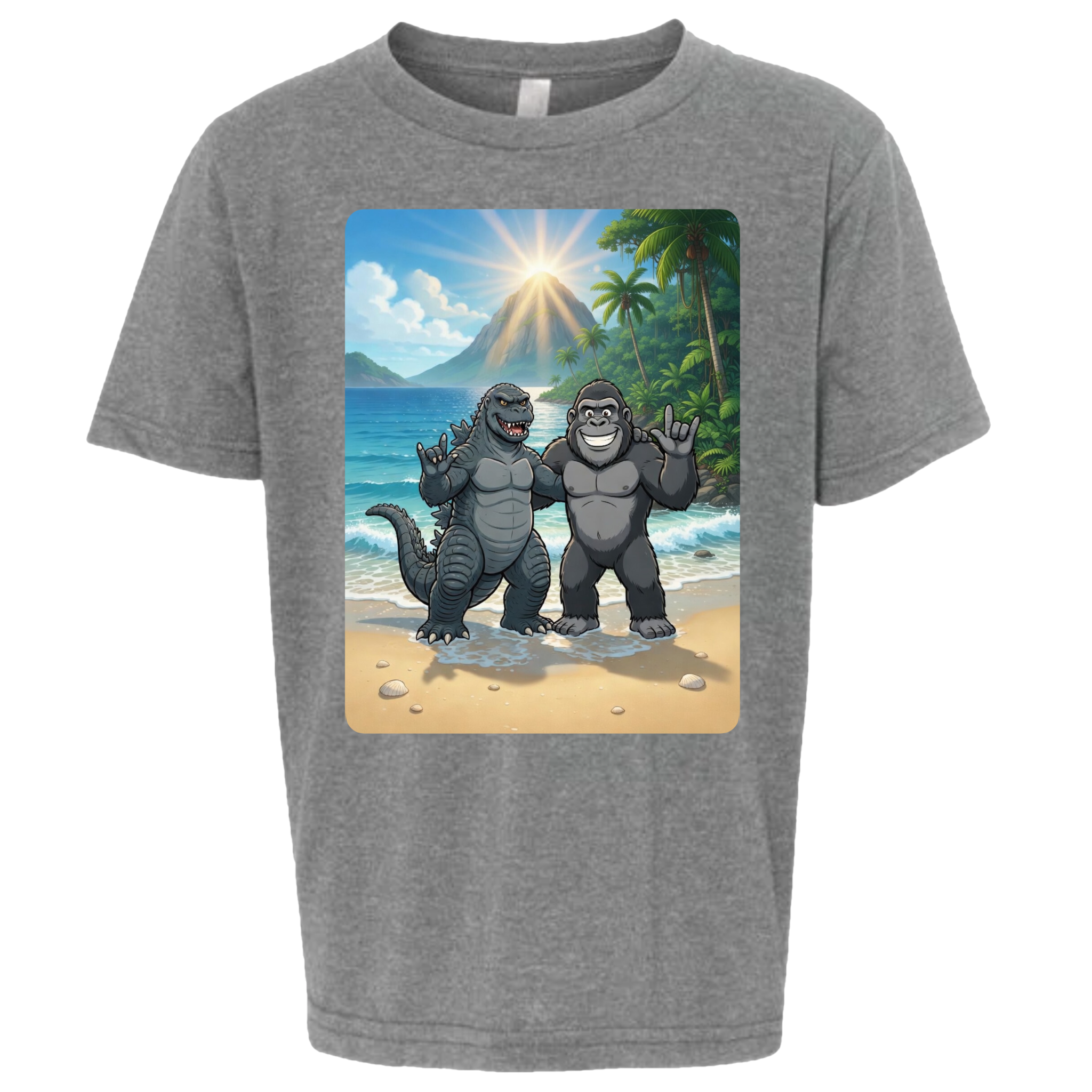 ASL Godzilla & King Kong  T-Shirt (Kids Sizes)