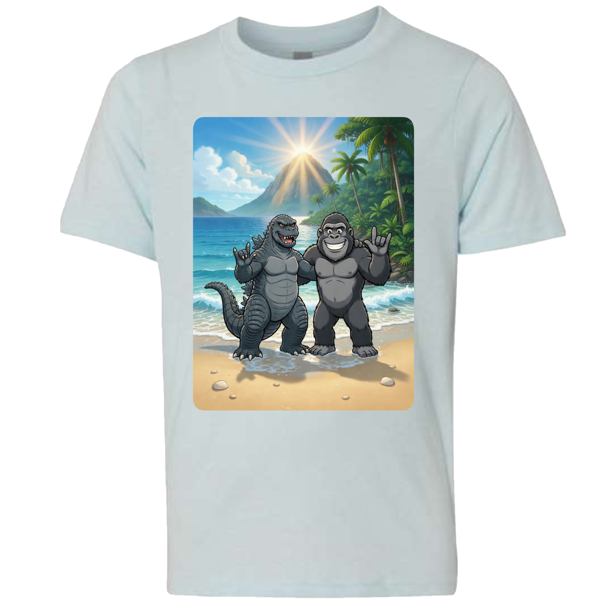 ASL Godzilla & King Kong  T-Shirt (Kids Sizes)