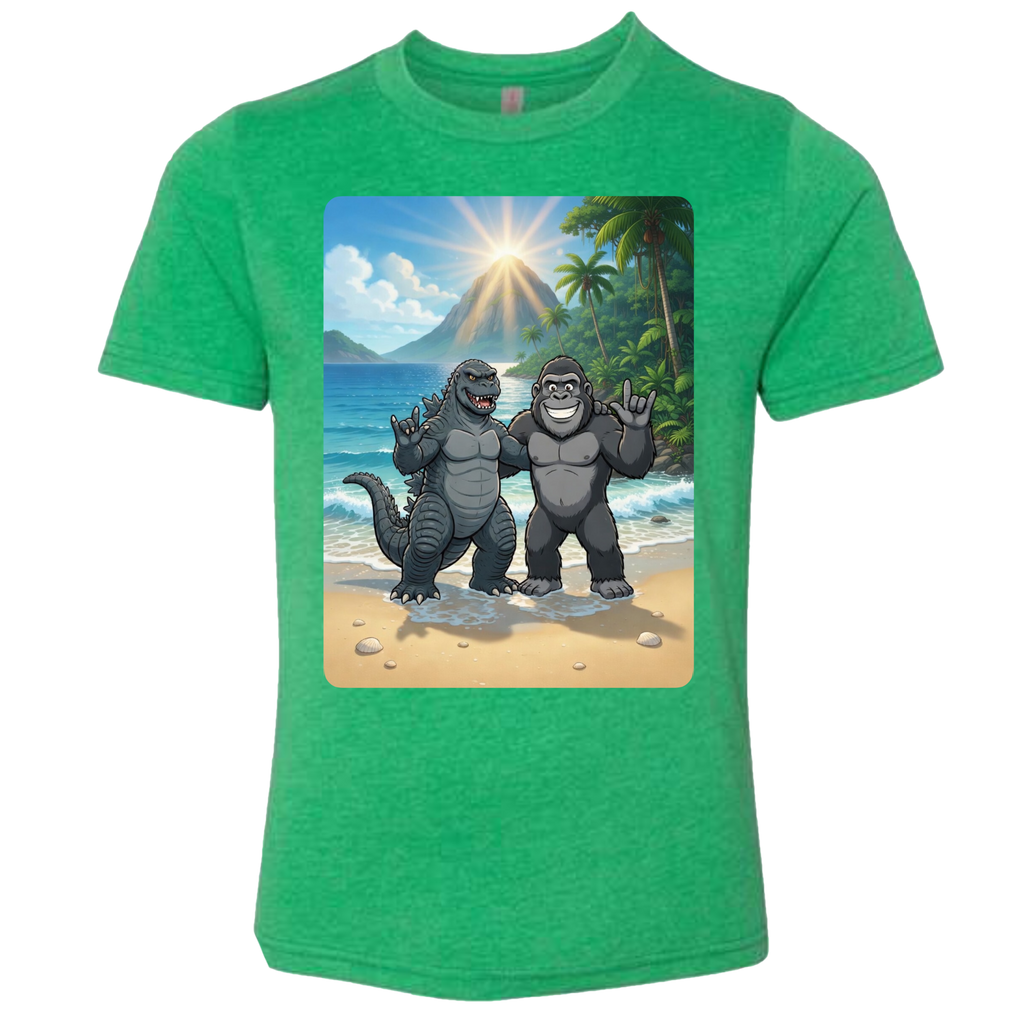 ASL Godzilla & King Kong  T-Shirt (Kids Sizes)