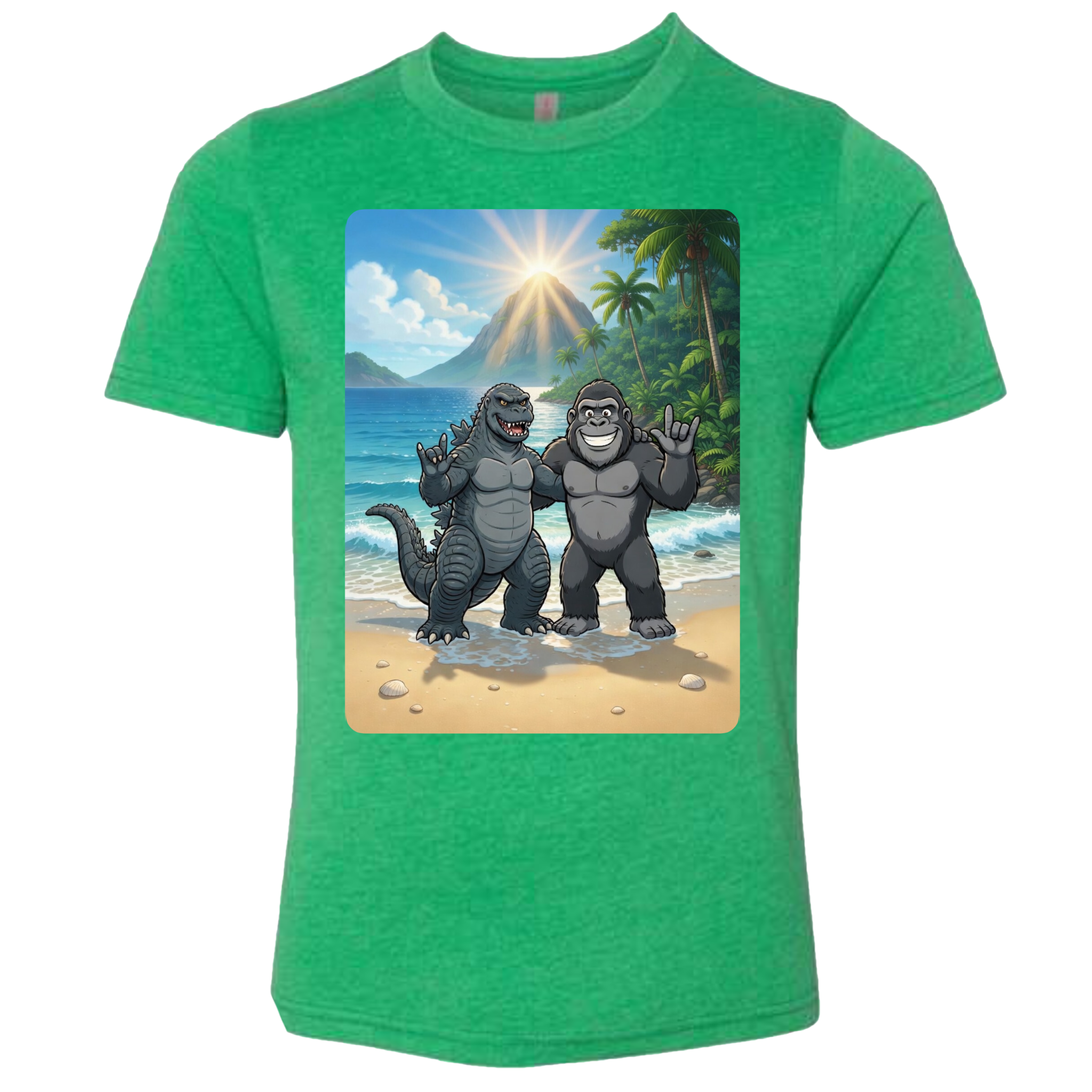 ASL Godzilla & King Kong  T-Shirt (Kids Sizes)