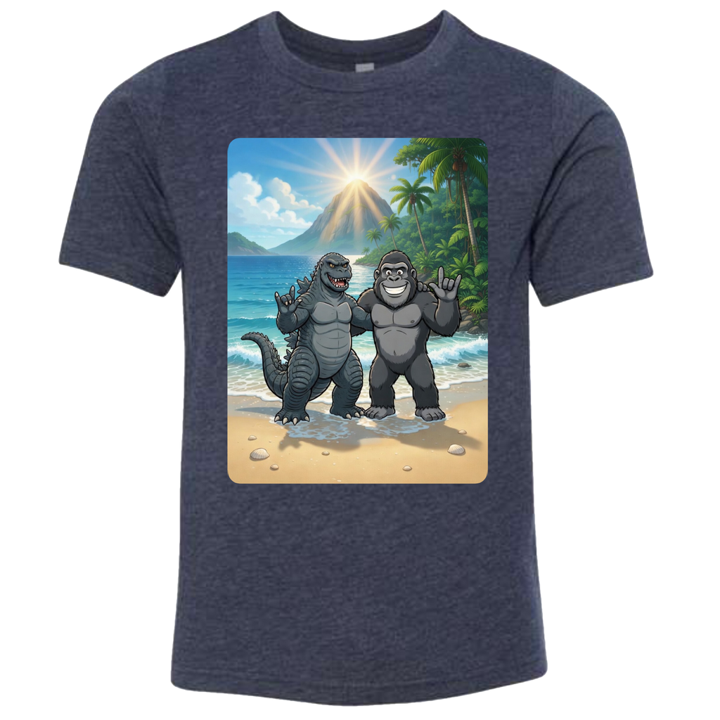 ASL Godzilla & King Kong  T-Shirt (Kids Sizes)