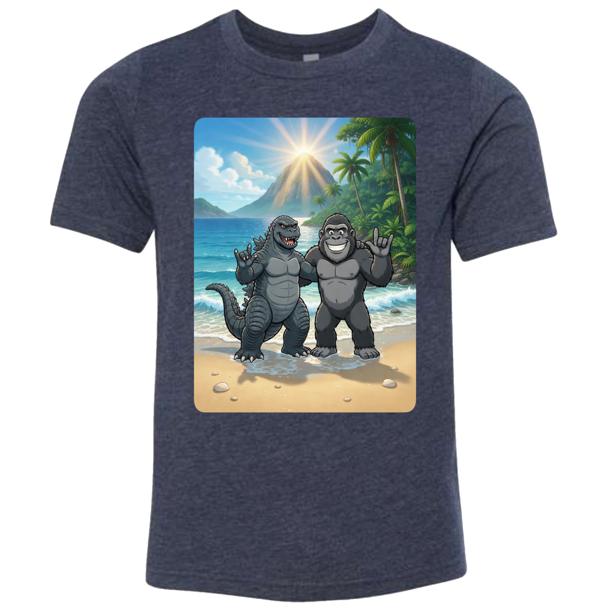 ASL Godzilla & King Kong  T-Shirt (Kids Sizes)