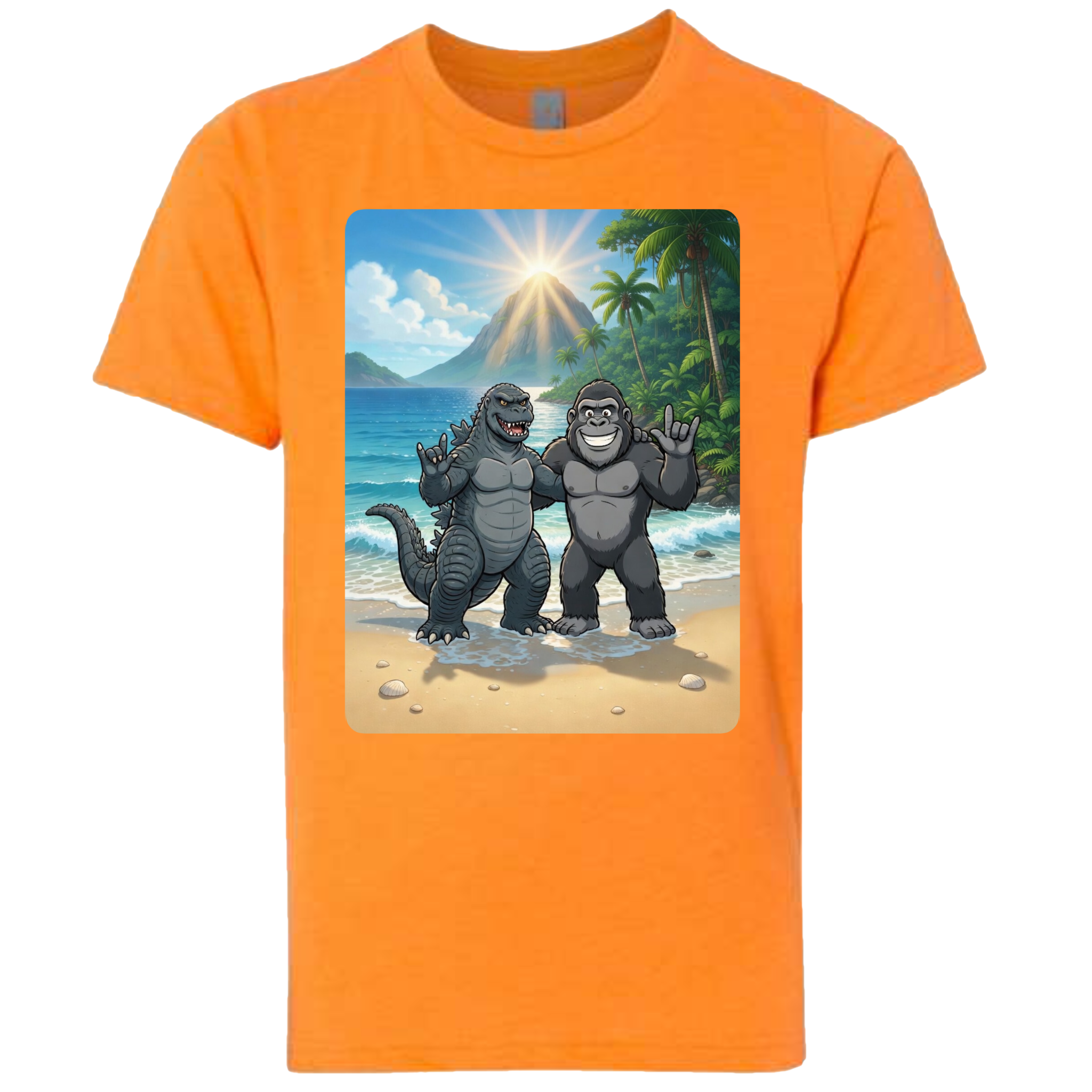 ASL Godzilla & King Kong  T-Shirt (Kids Sizes)