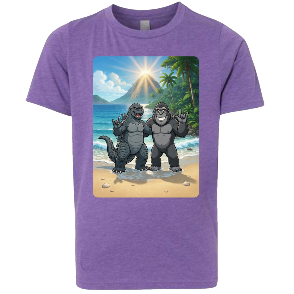 ASL Godzilla & King Kong  T-Shirt (Kids Sizes)