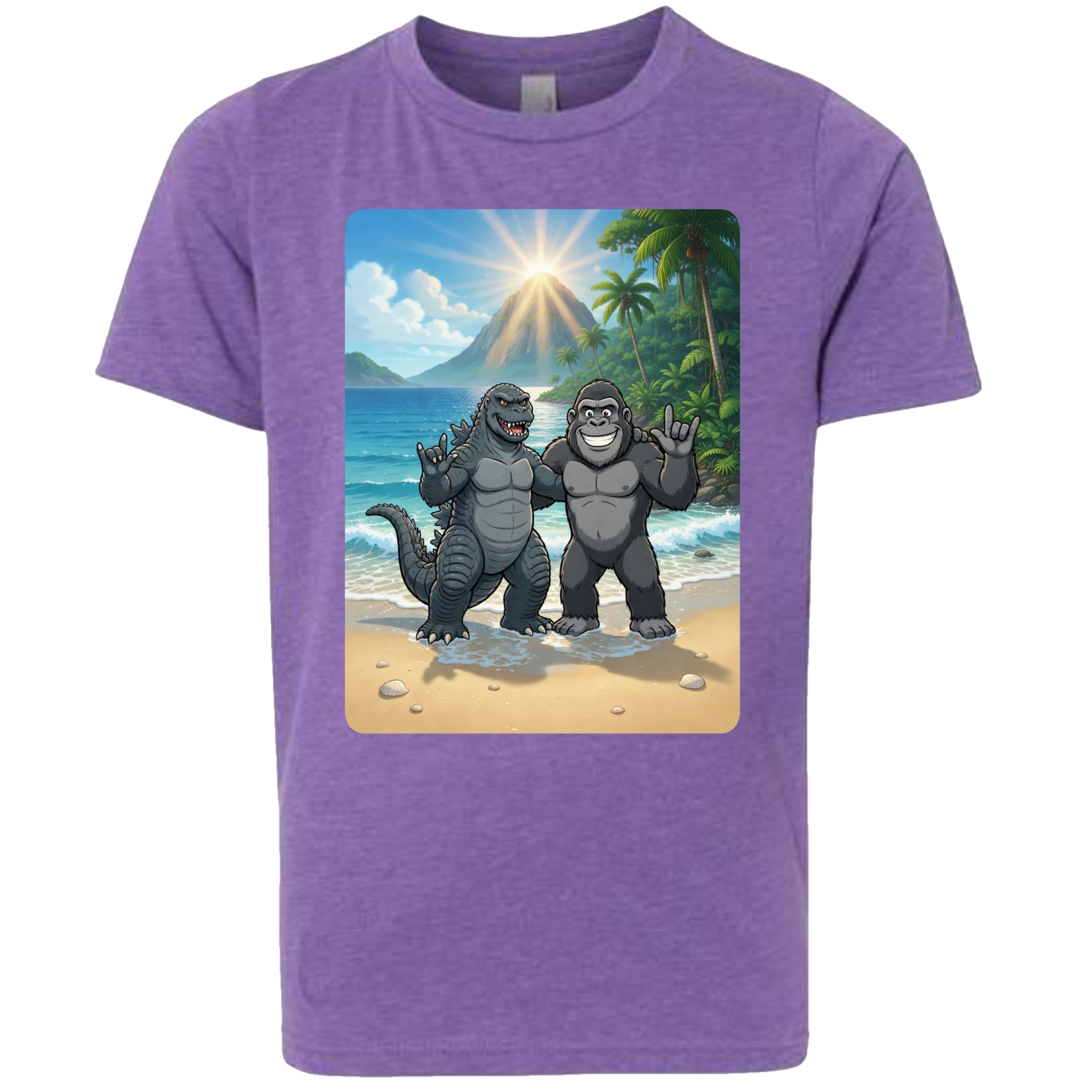 ASL Godzilla & King Kong  T-Shirt (Kids Sizes)
