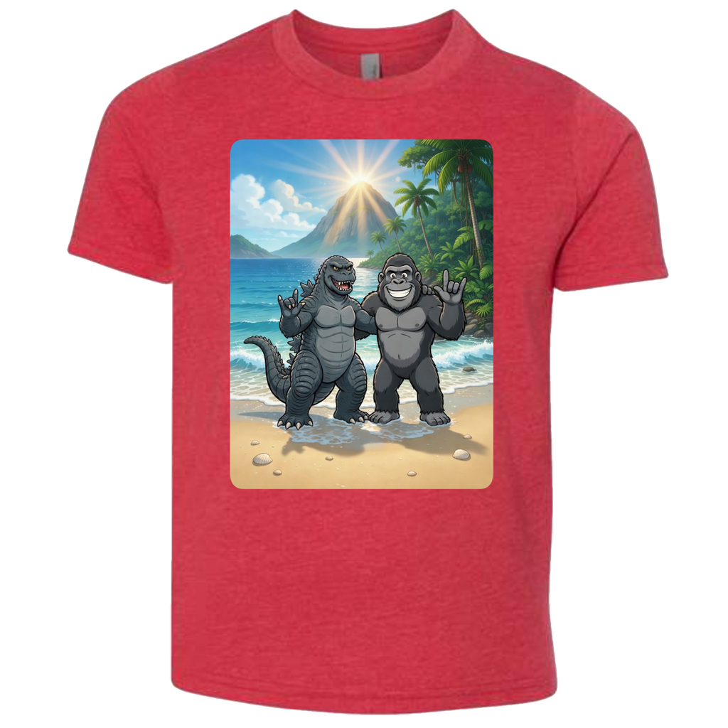 ASL Godzilla & King Kong  T-Shirt (Kids Sizes)
