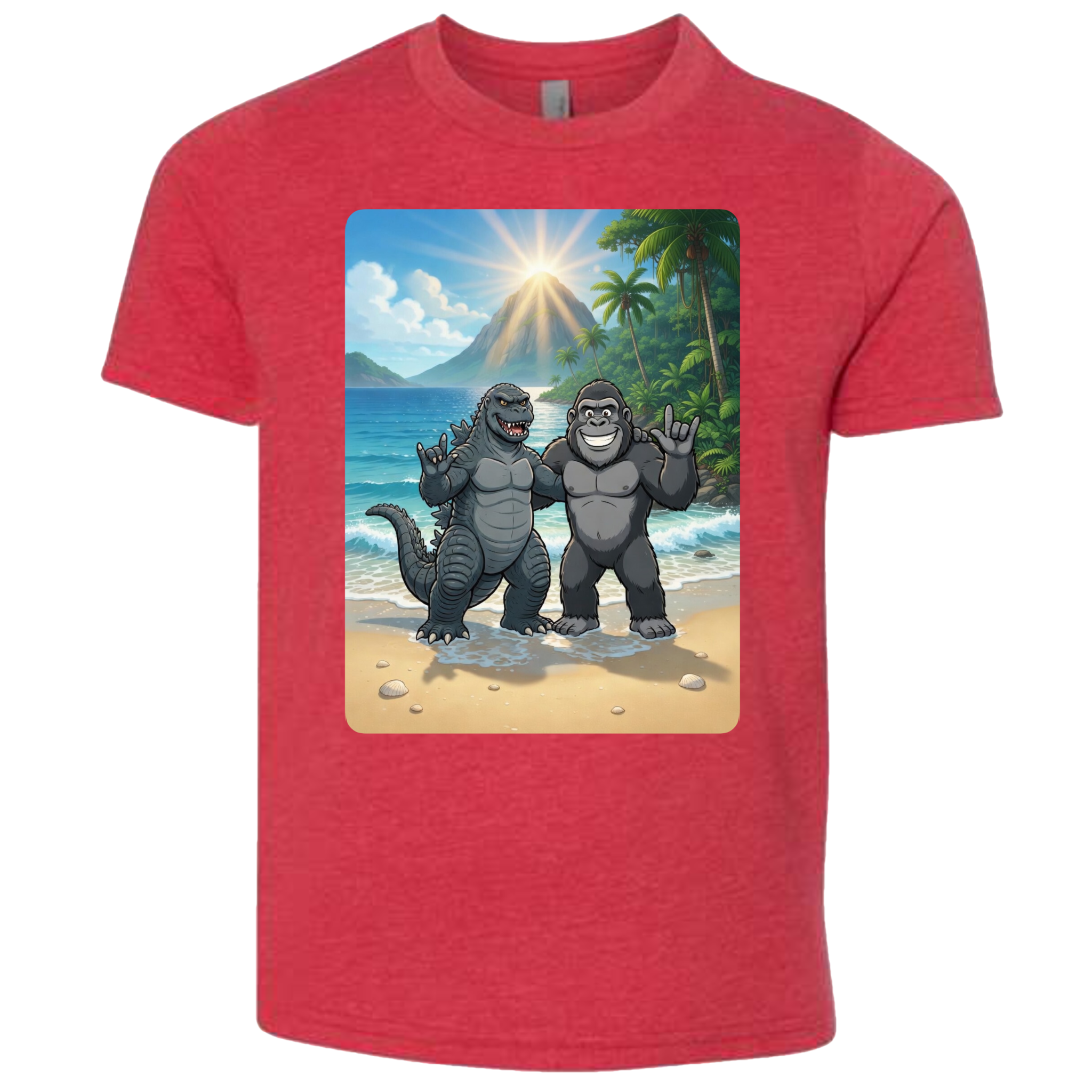 ASL Godzilla & King Kong  T-Shirt (Kids Sizes)