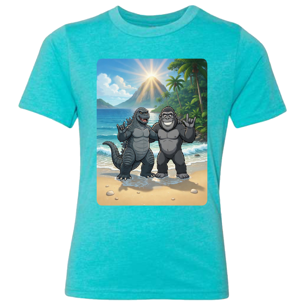 ASL Godzilla & King Kong  T-Shirt (Kids Sizes)