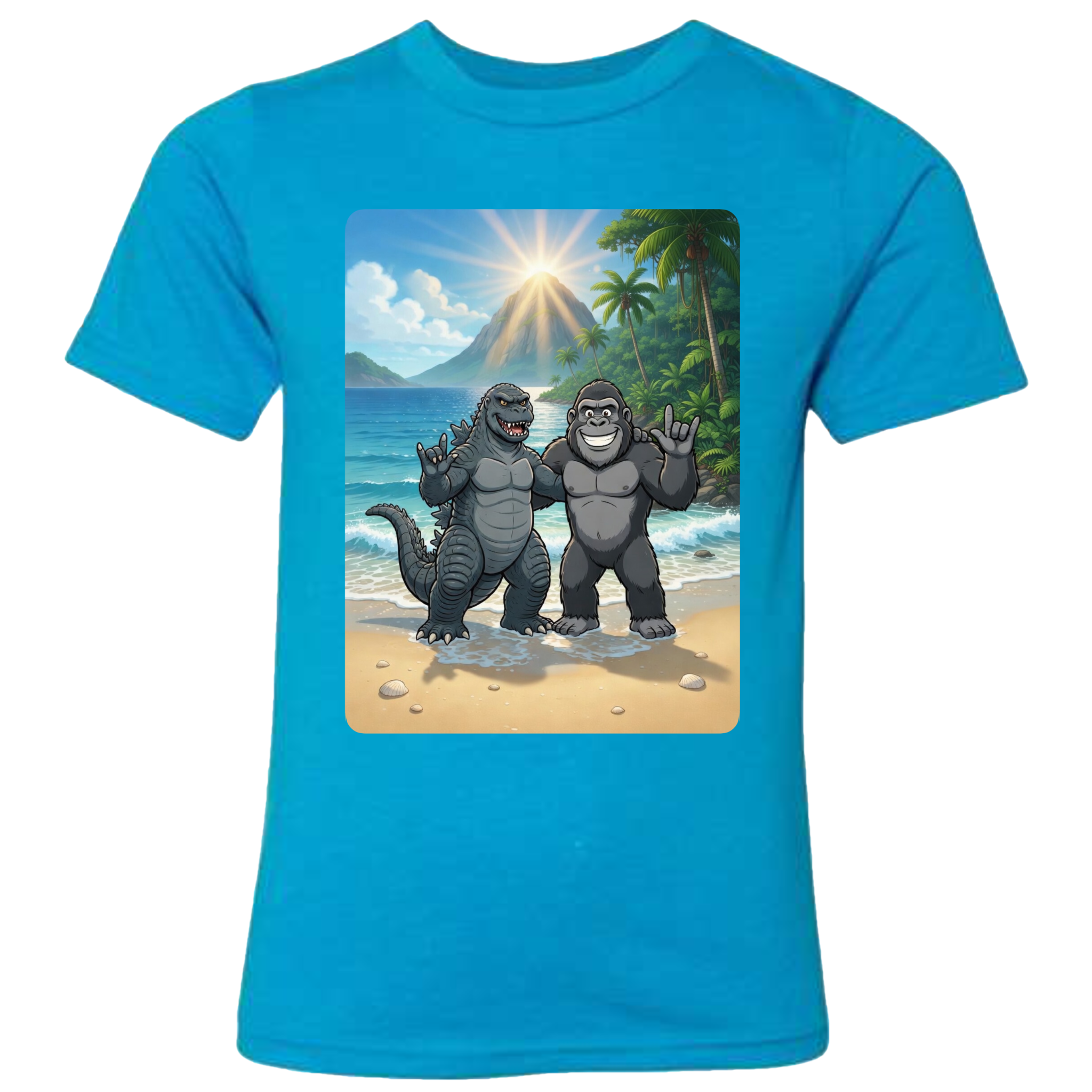 ASL Godzilla & King Kong  T-Shirt (Kids Sizes)