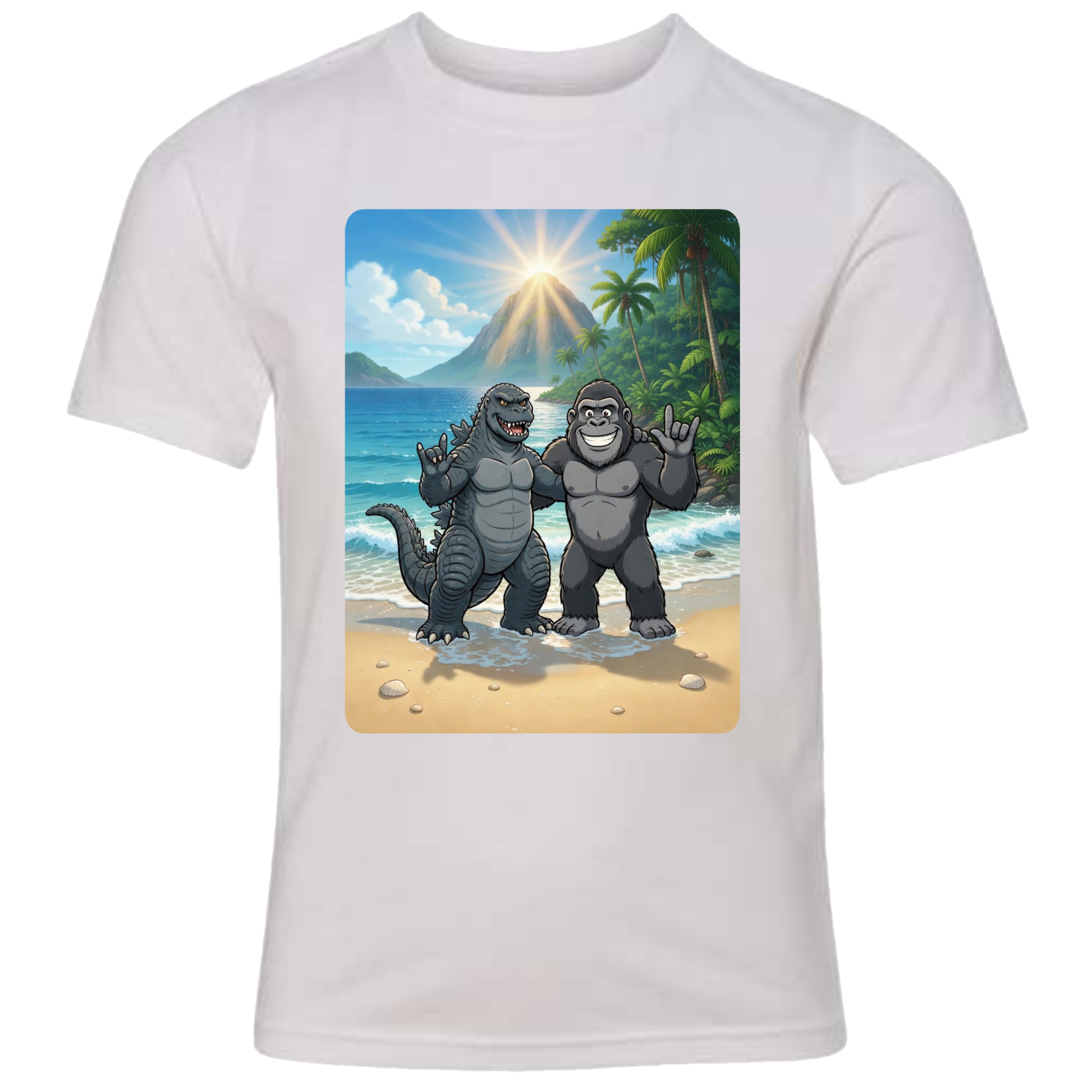 ASL Godzilla & King Kong  T-Shirt (Kids Sizes)