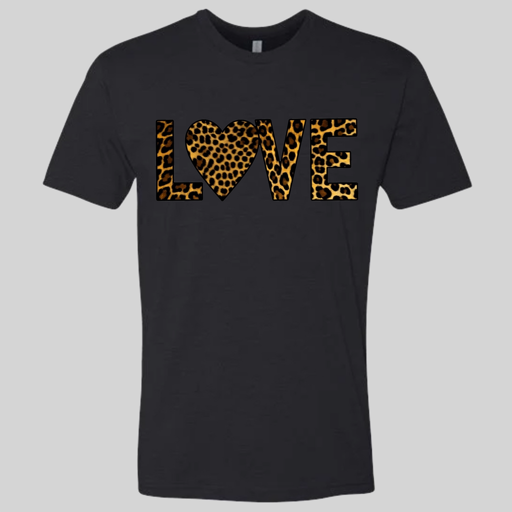 LOVE - Leopard T-Shirt