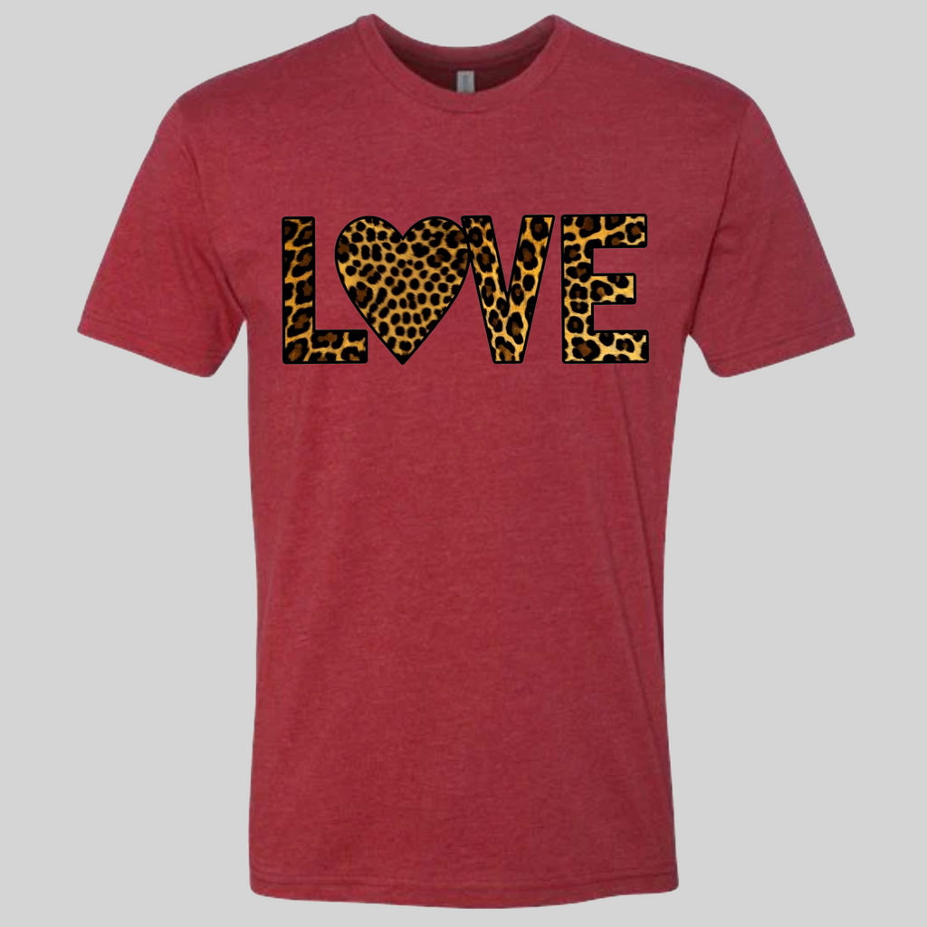 LOVE - Leopard T-Shirt