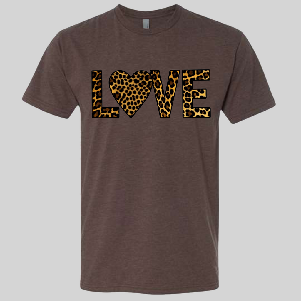 LOVE - Leopard T-Shirt
