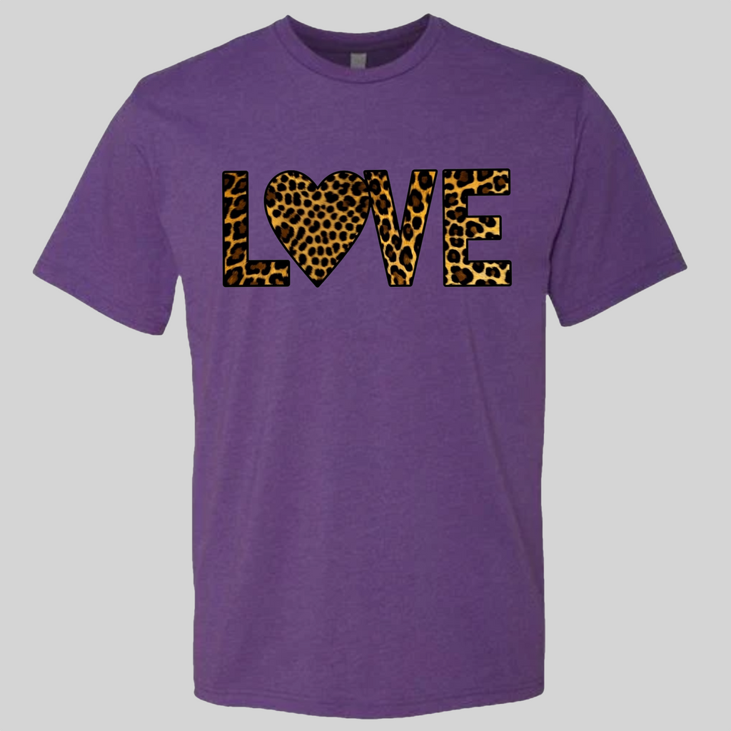 LOVE - Leopard T-Shirt