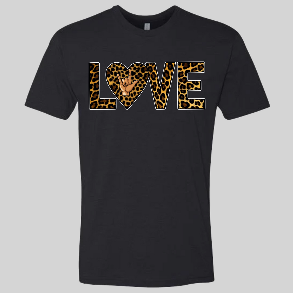 LOVE - Leopard T-Shirt