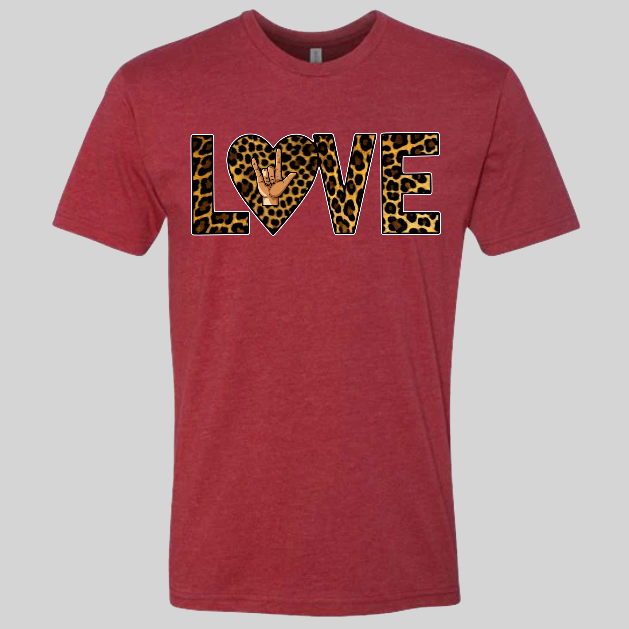 LOVE - Leopard T-Shirt