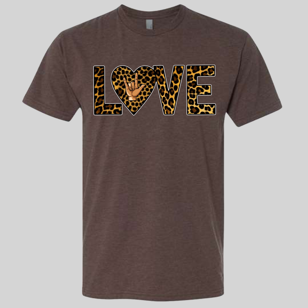 LOVE - Leopard T-Shirt