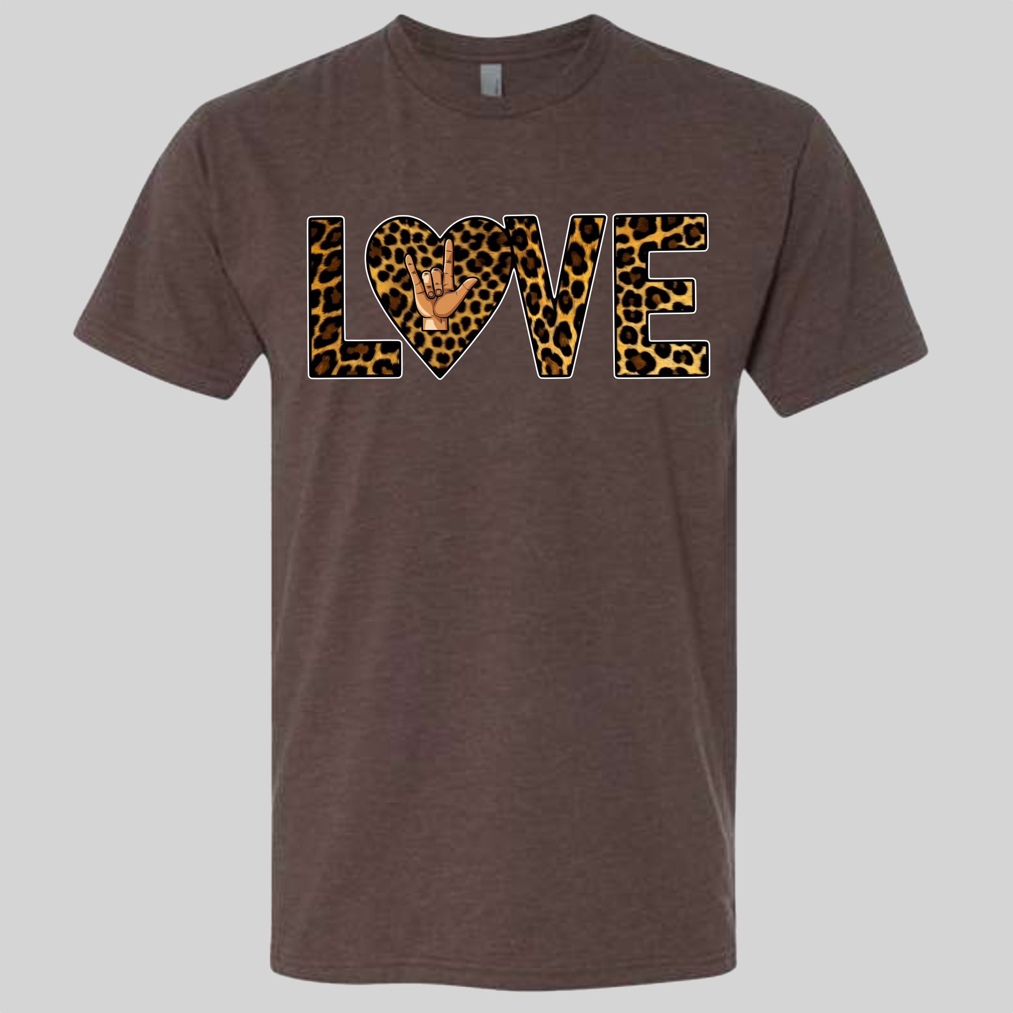 LOVE - Leopard T-Shirt