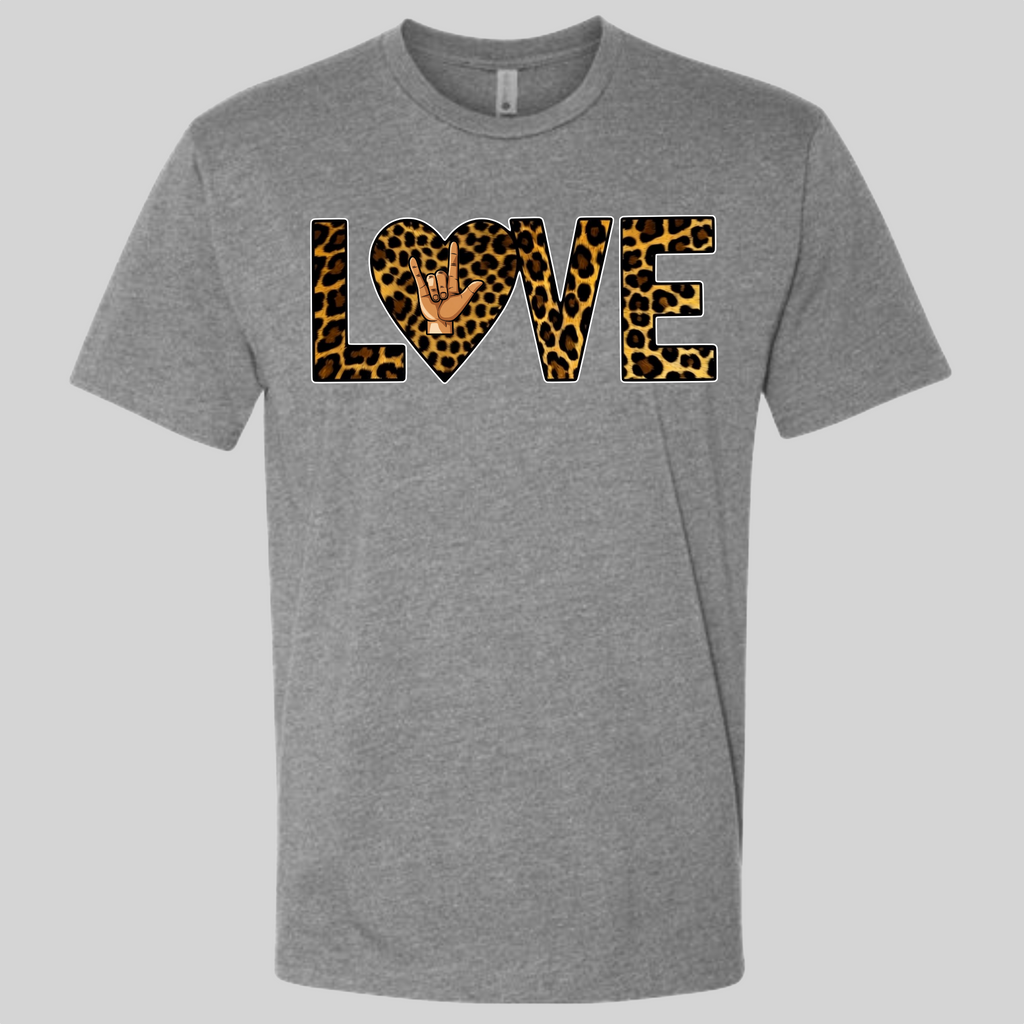 LOVE - Leopard T-Shirt