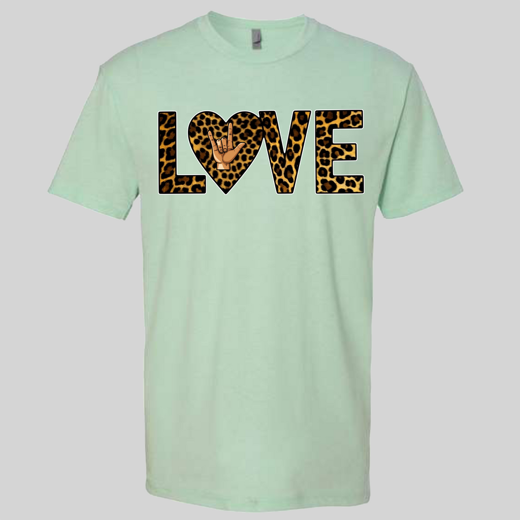 LOVE - Leopard T-Shirt
