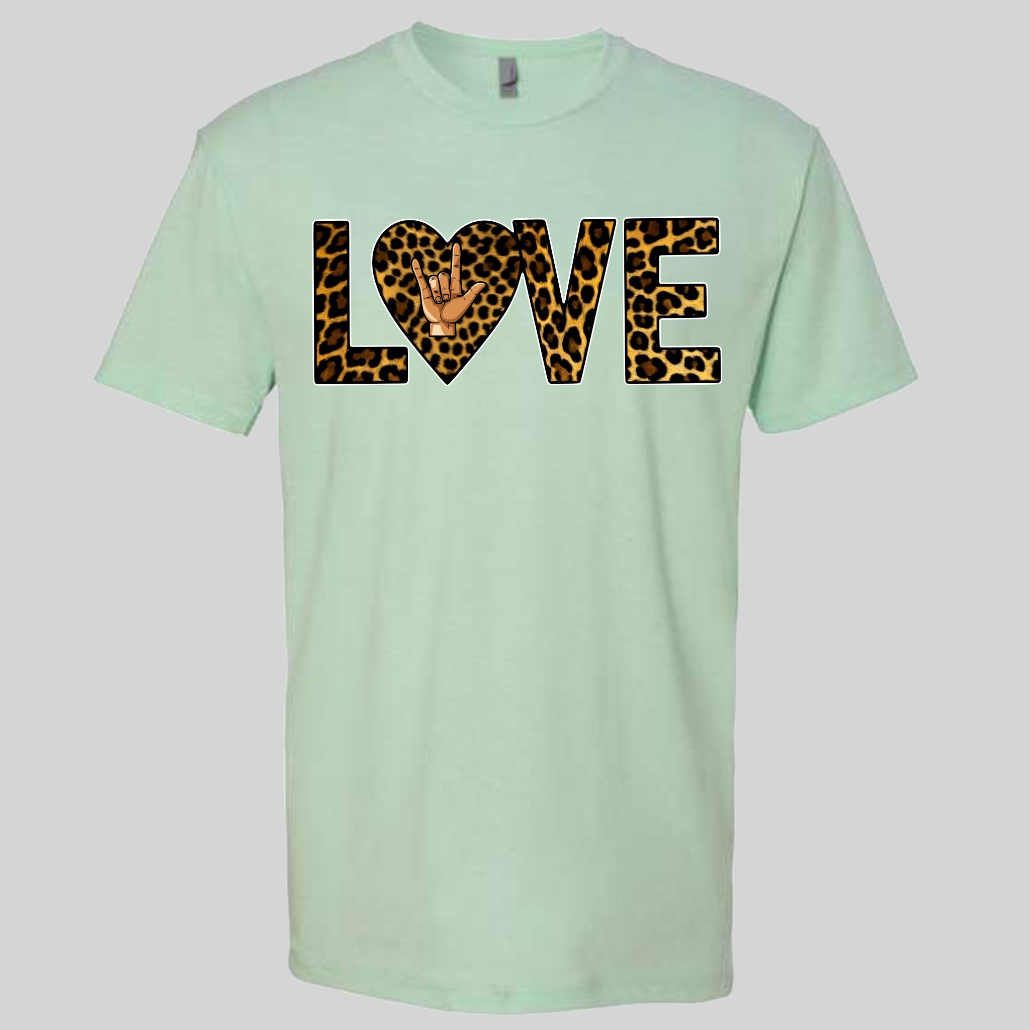 LOVE - Leopard T-Shirt