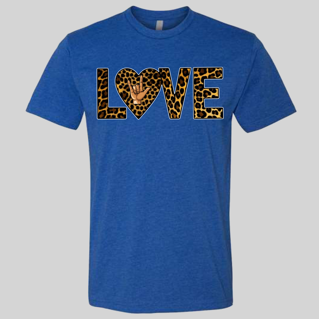LOVE - Leopard T-Shirt
