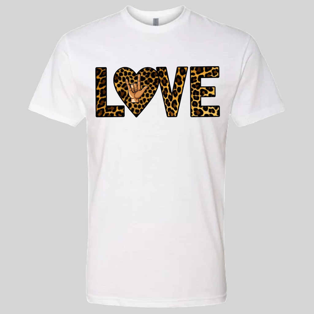 LOVE - Leopard T-Shirt