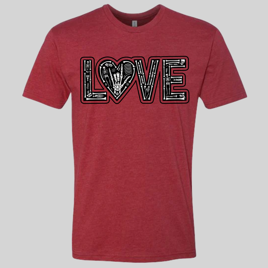 LOVE - Skeleton T-Shirt