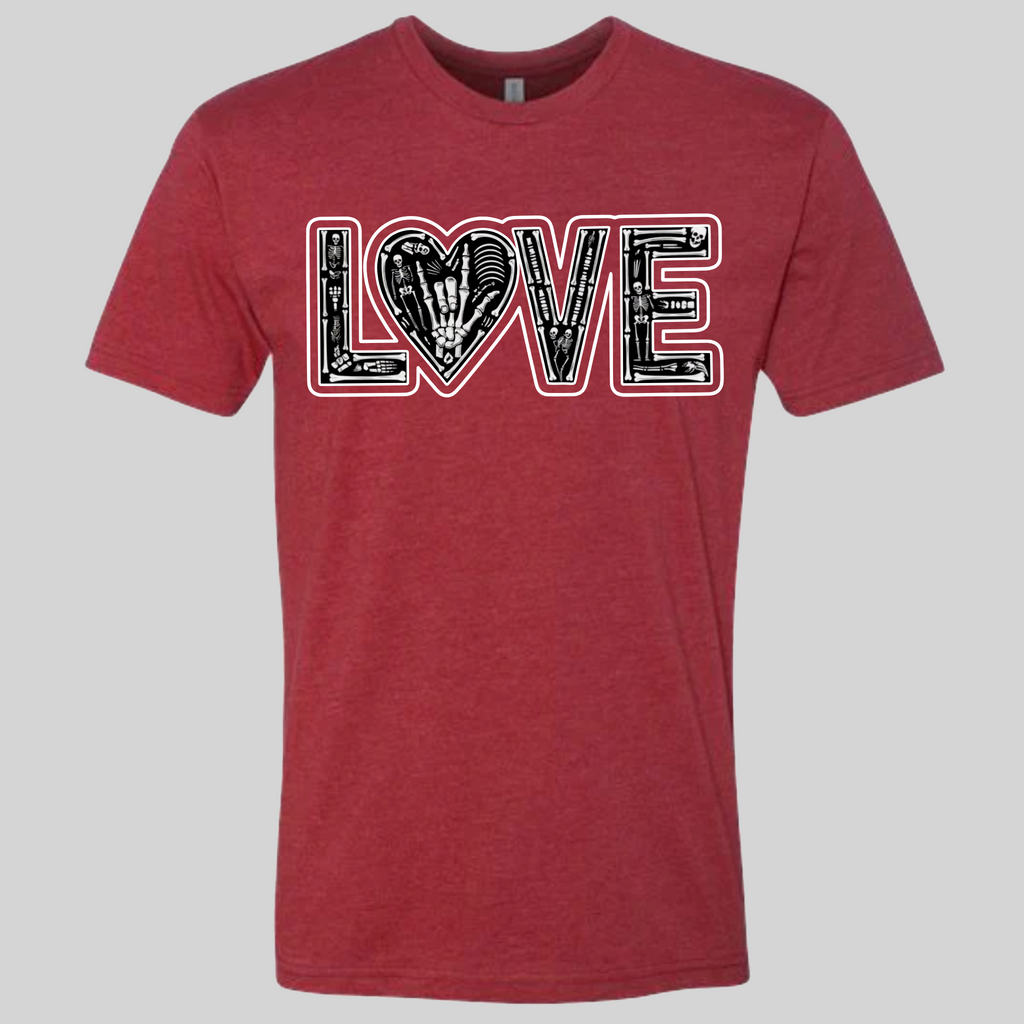 LOVE - Skeleton T-Shirt