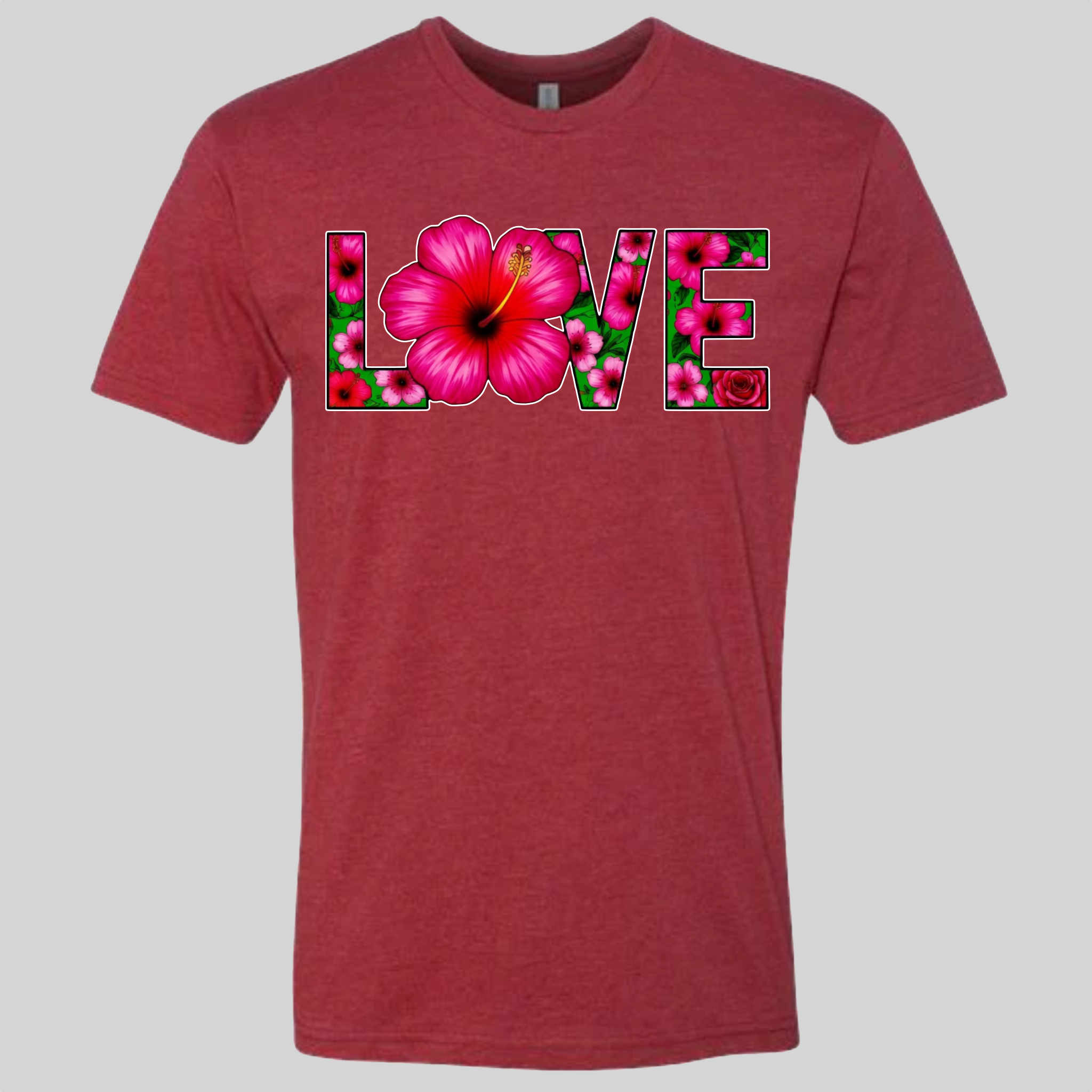 LOVE - Hibiscus T-Shirt
