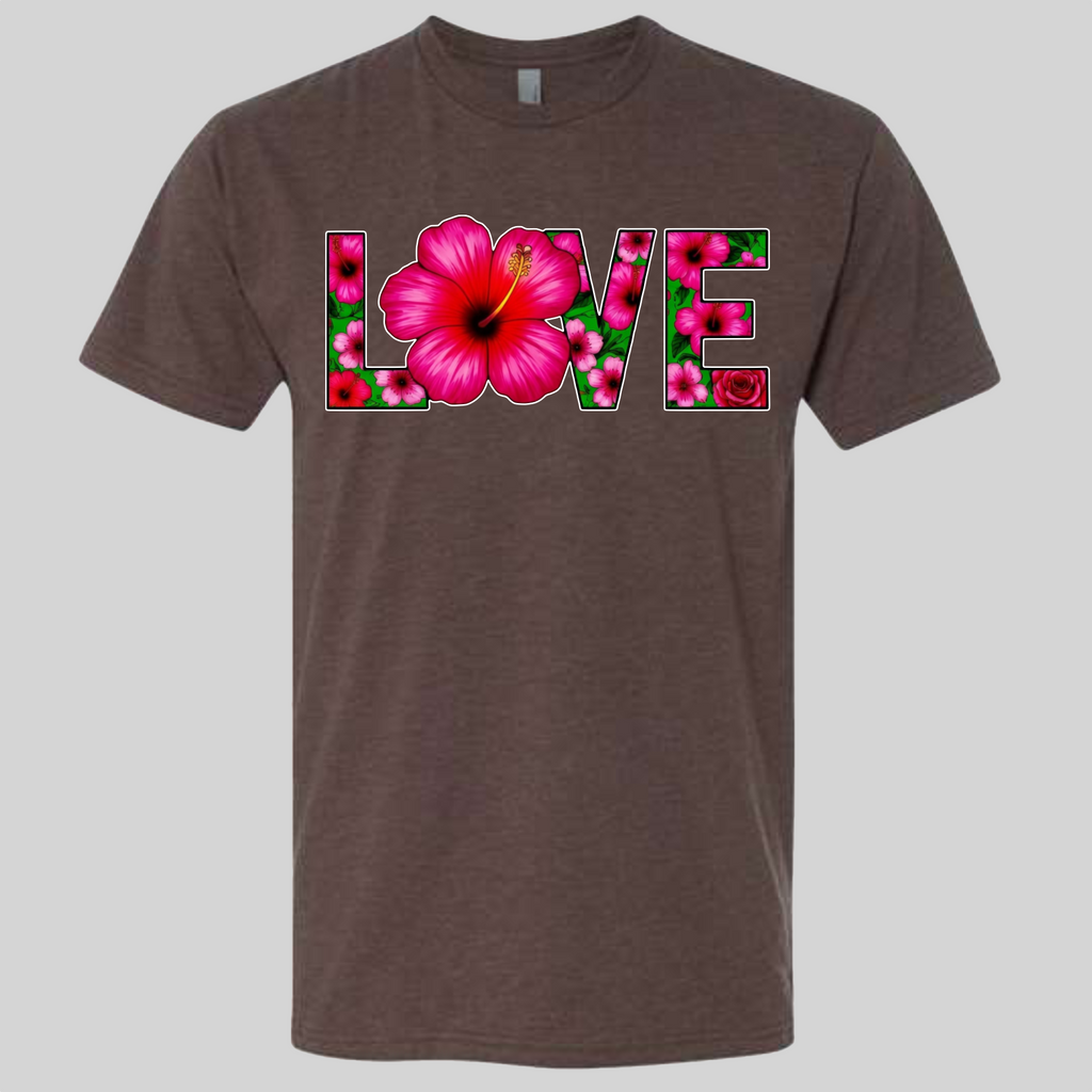LOVE - Hibiscus T-Shirt