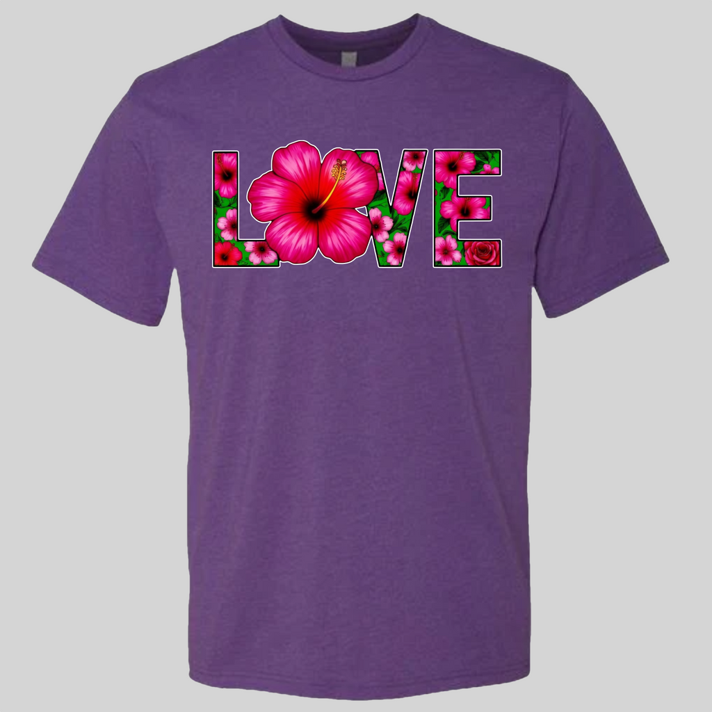 LOVE - Hibiscus T-Shirt