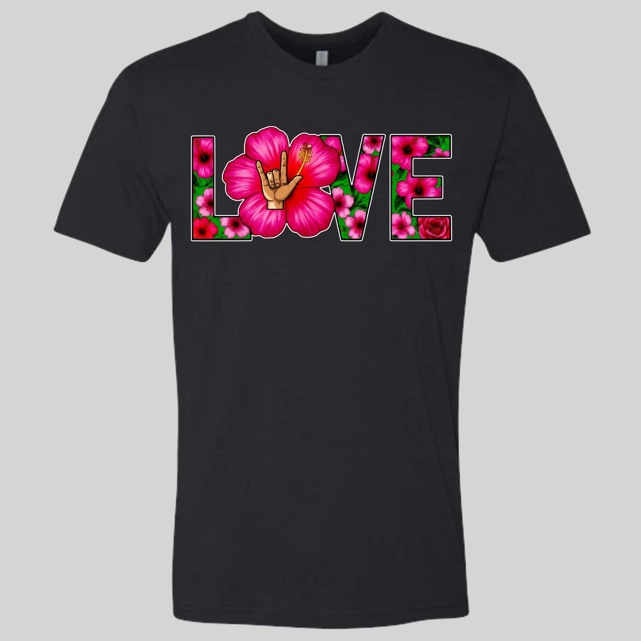 LOVE - Hibiscus T-Shirt