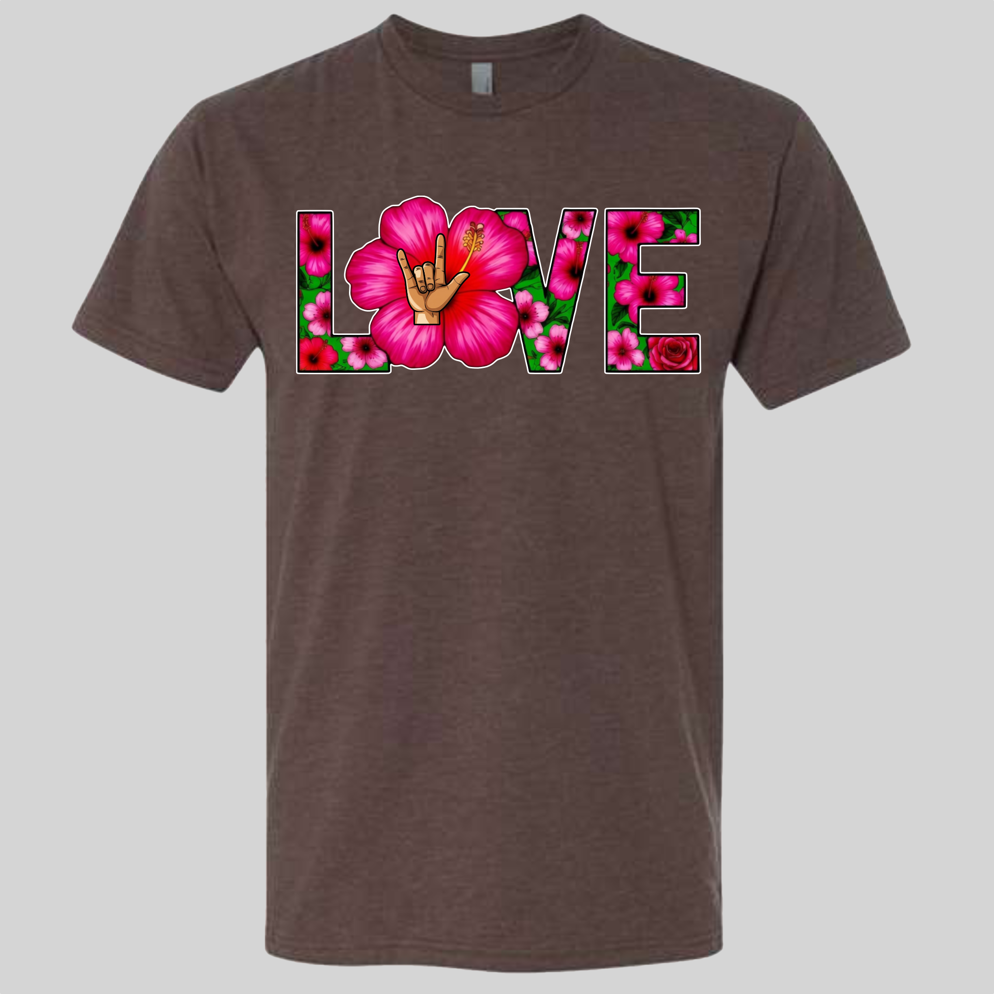 LOVE - Hibiscus T-Shirt