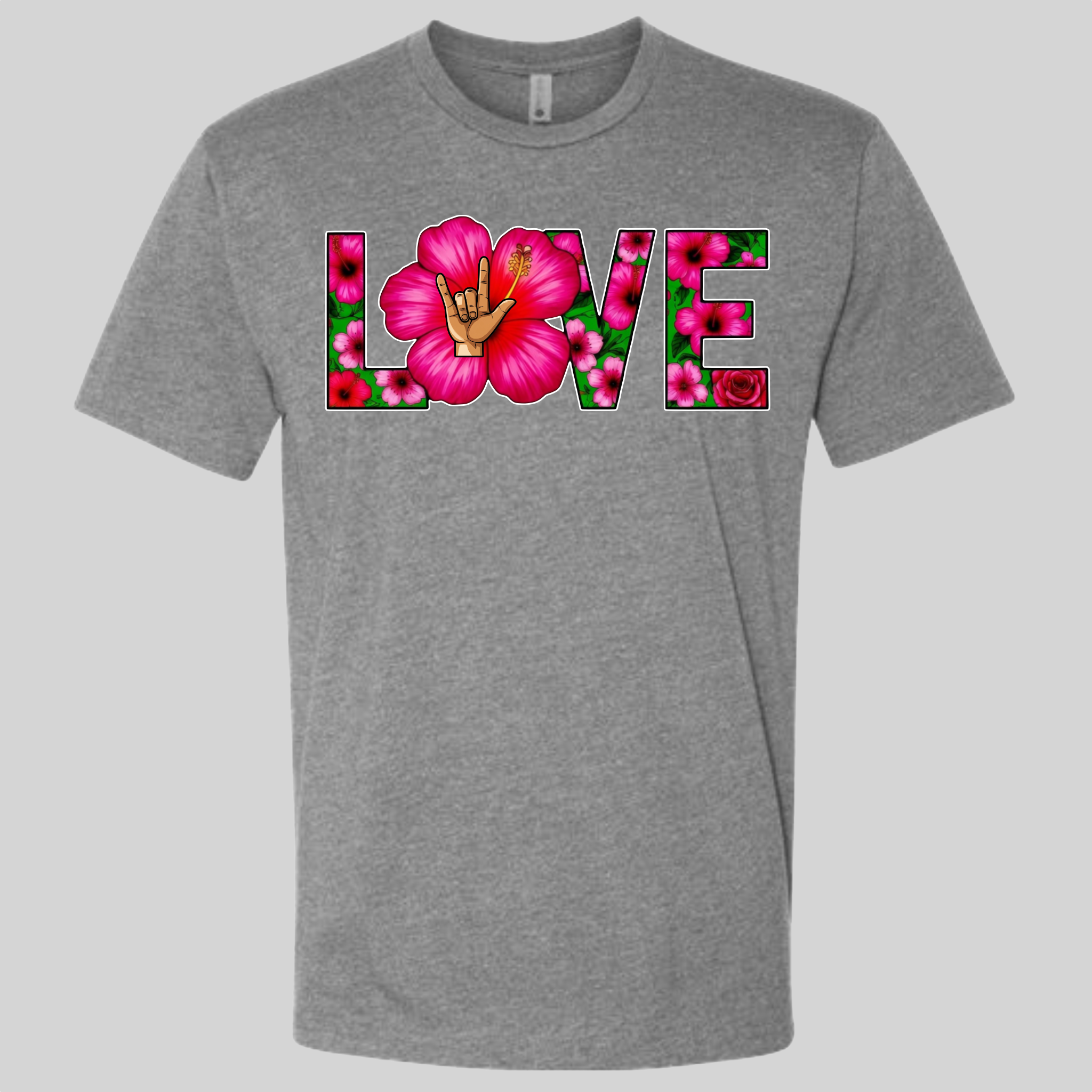 LOVE - Hibiscus T-Shirt