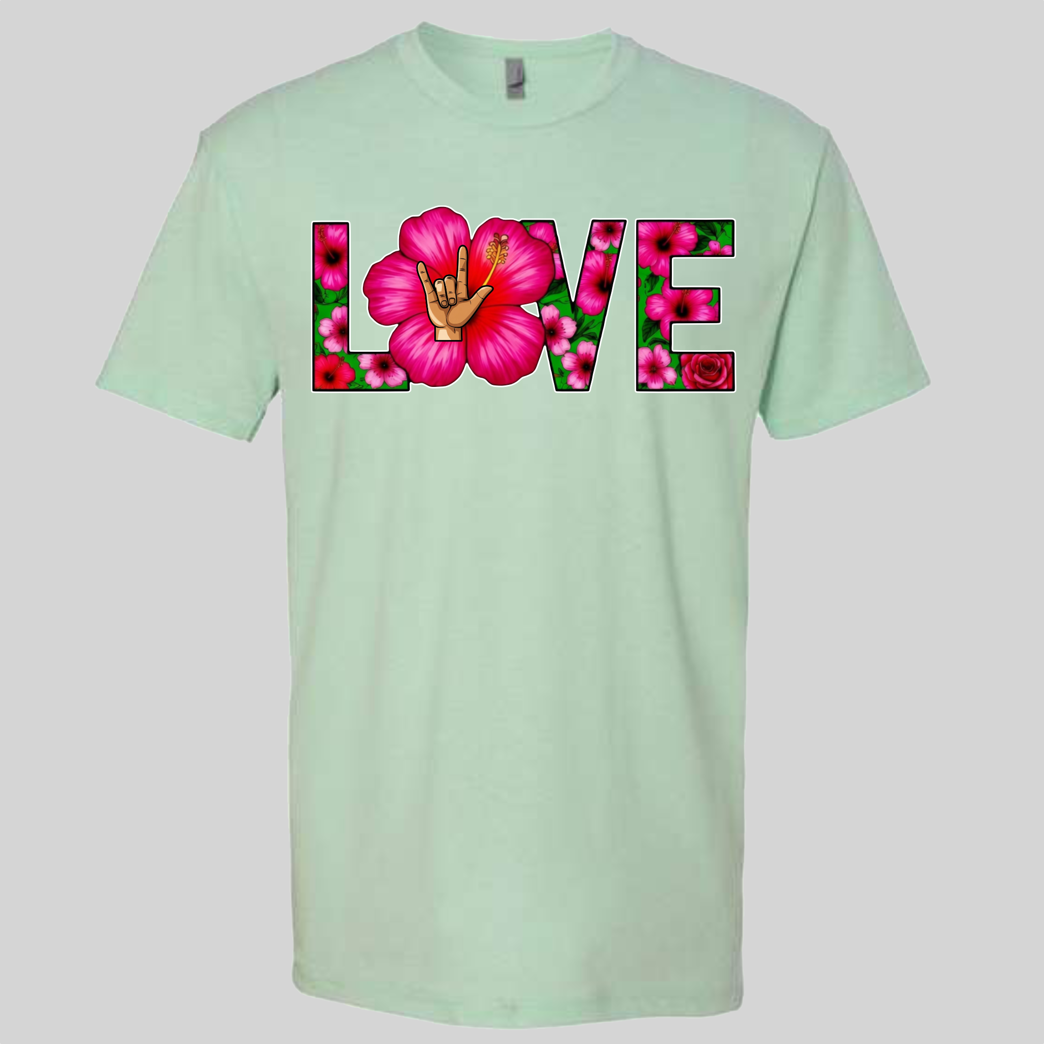 LOVE - Hibiscus T-Shirt