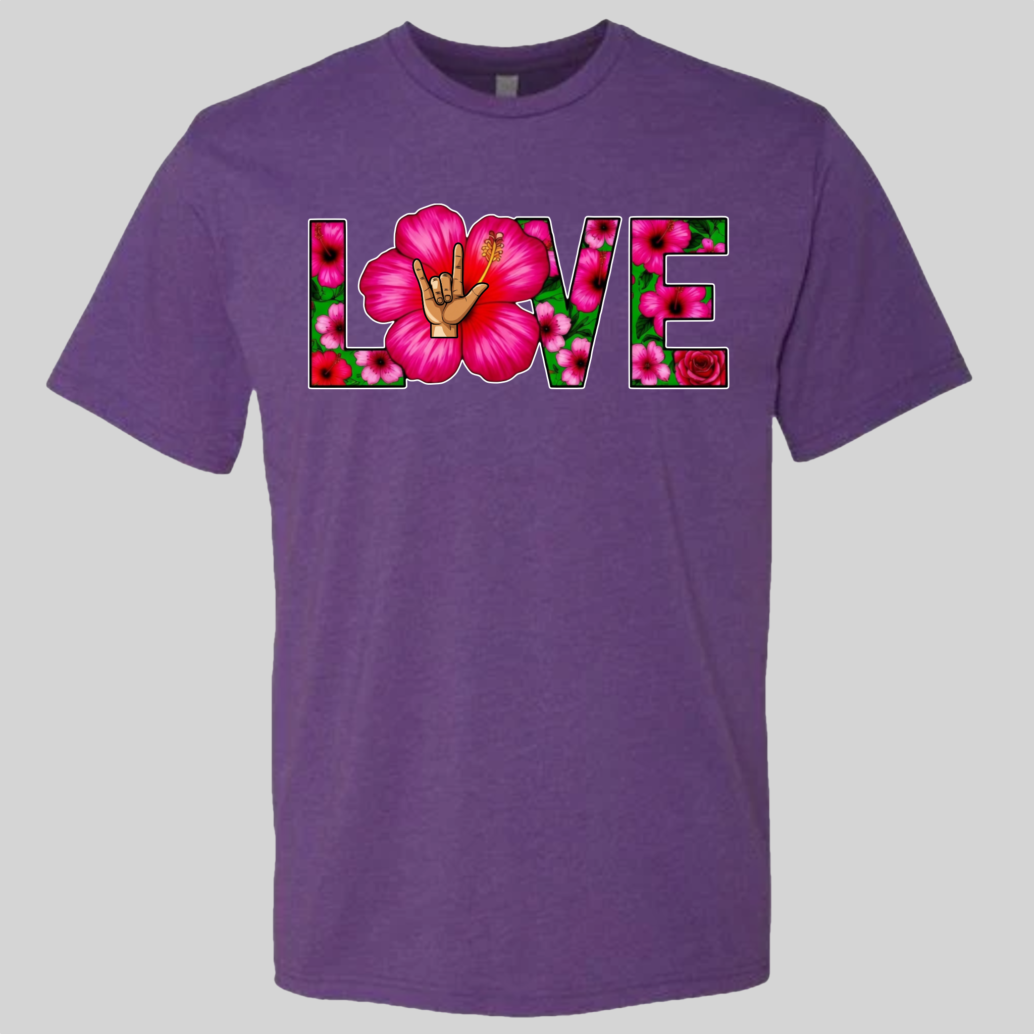 LOVE - Hibiscus T-Shirt