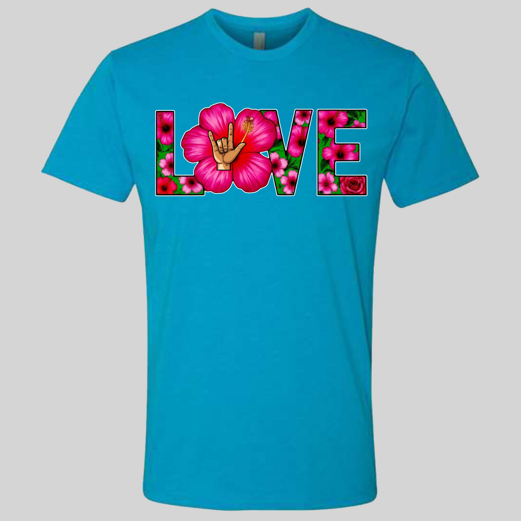 LOVE - Hibiscus T-Shirt
