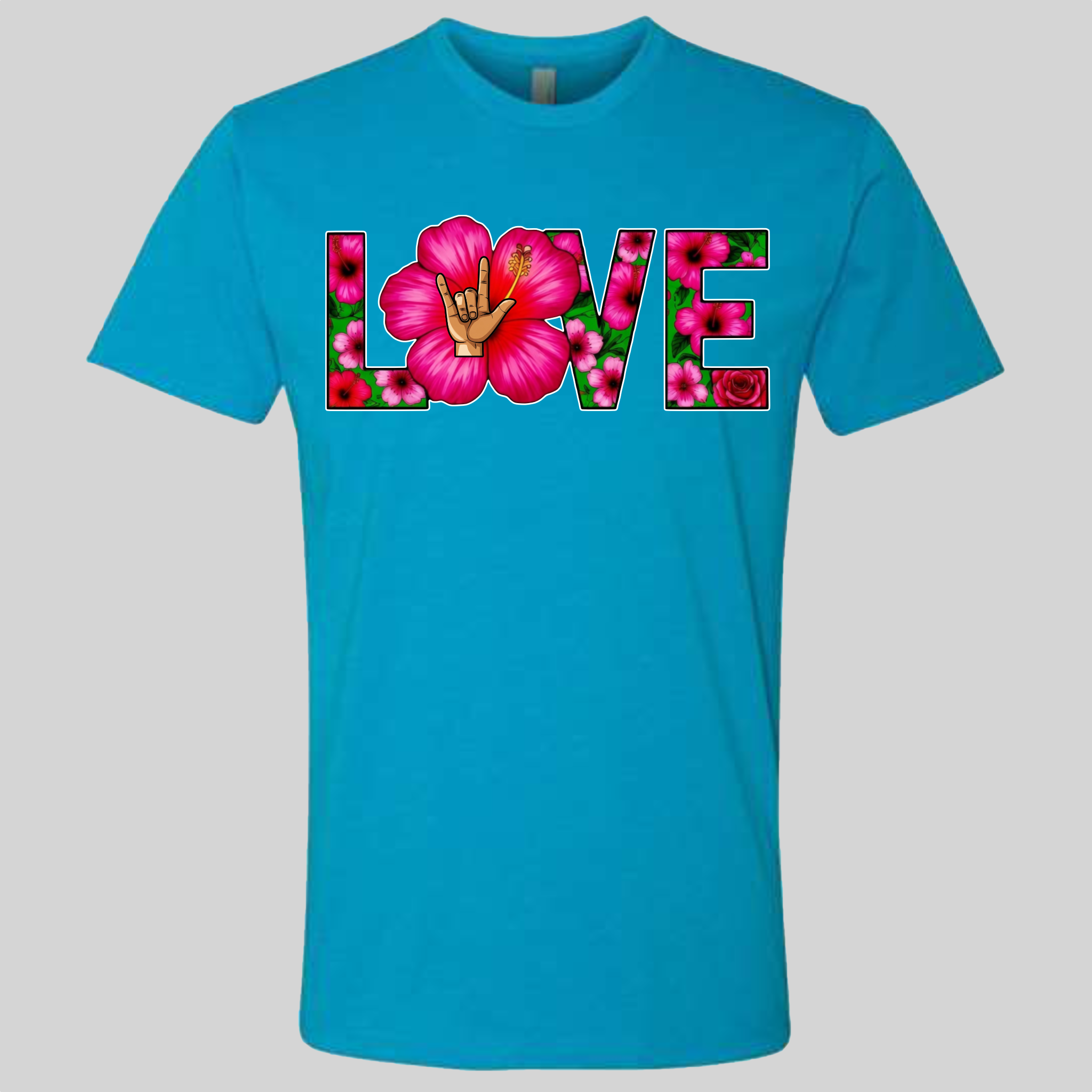 LOVE - Hibiscus T-Shirt