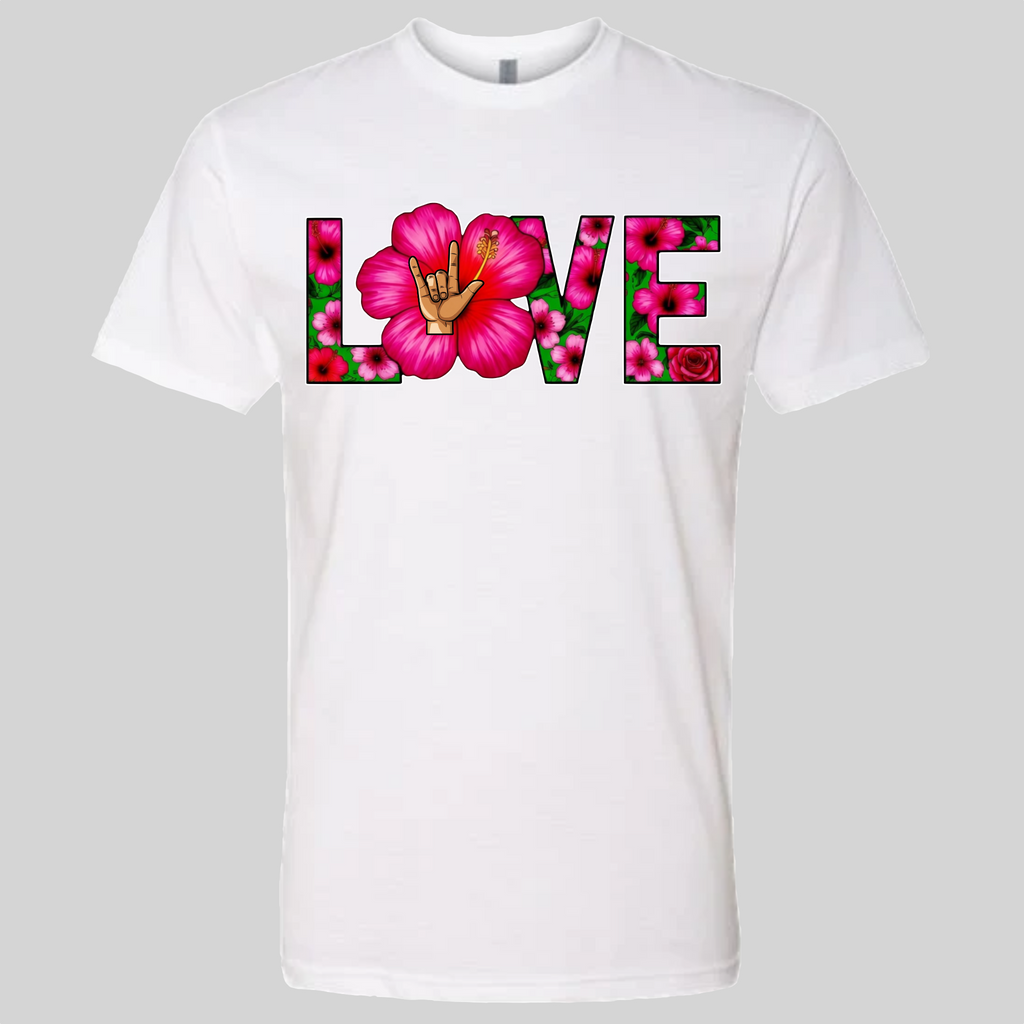 LOVE - Hibiscus T-Shirt