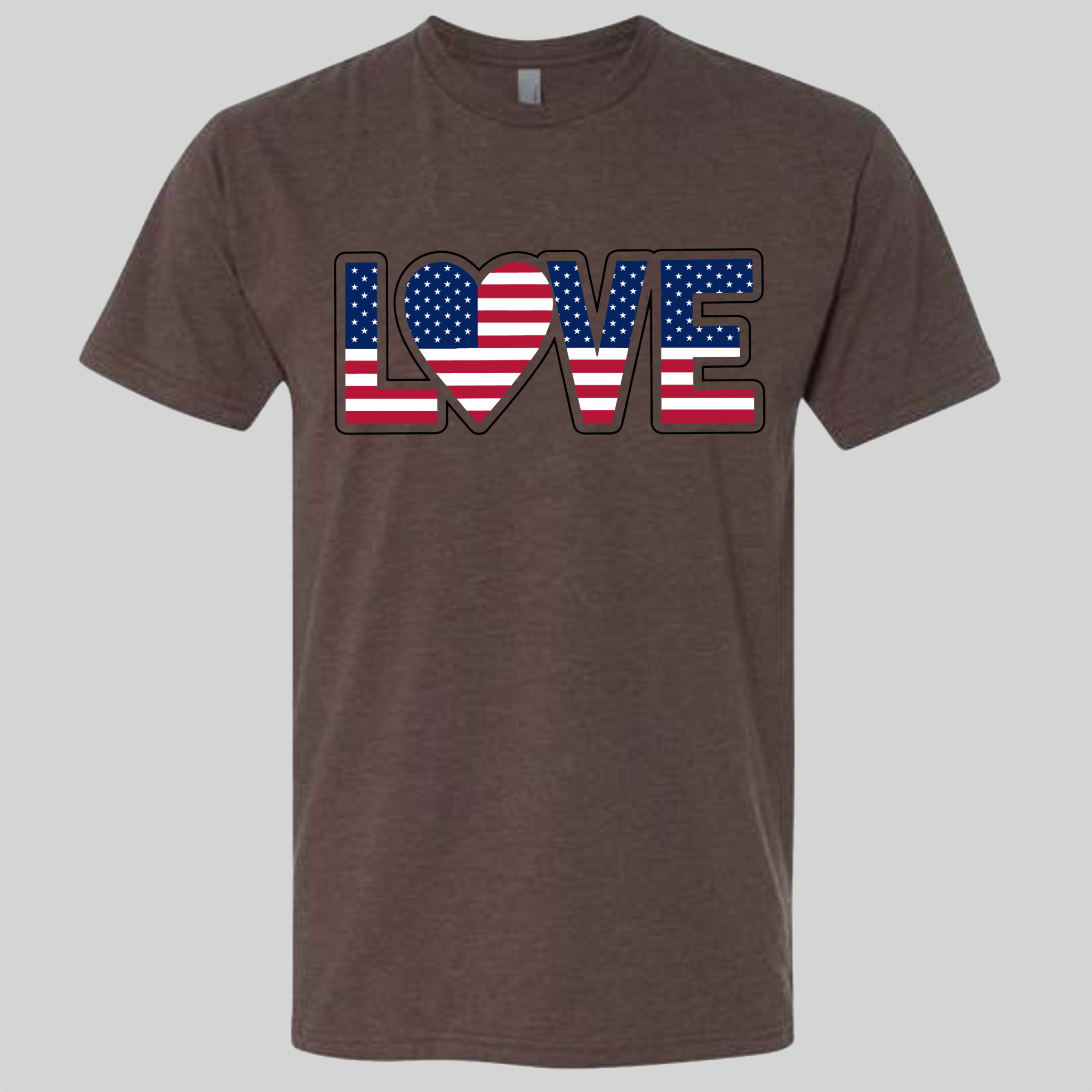 LOVE - USA Flag T-Shirt
