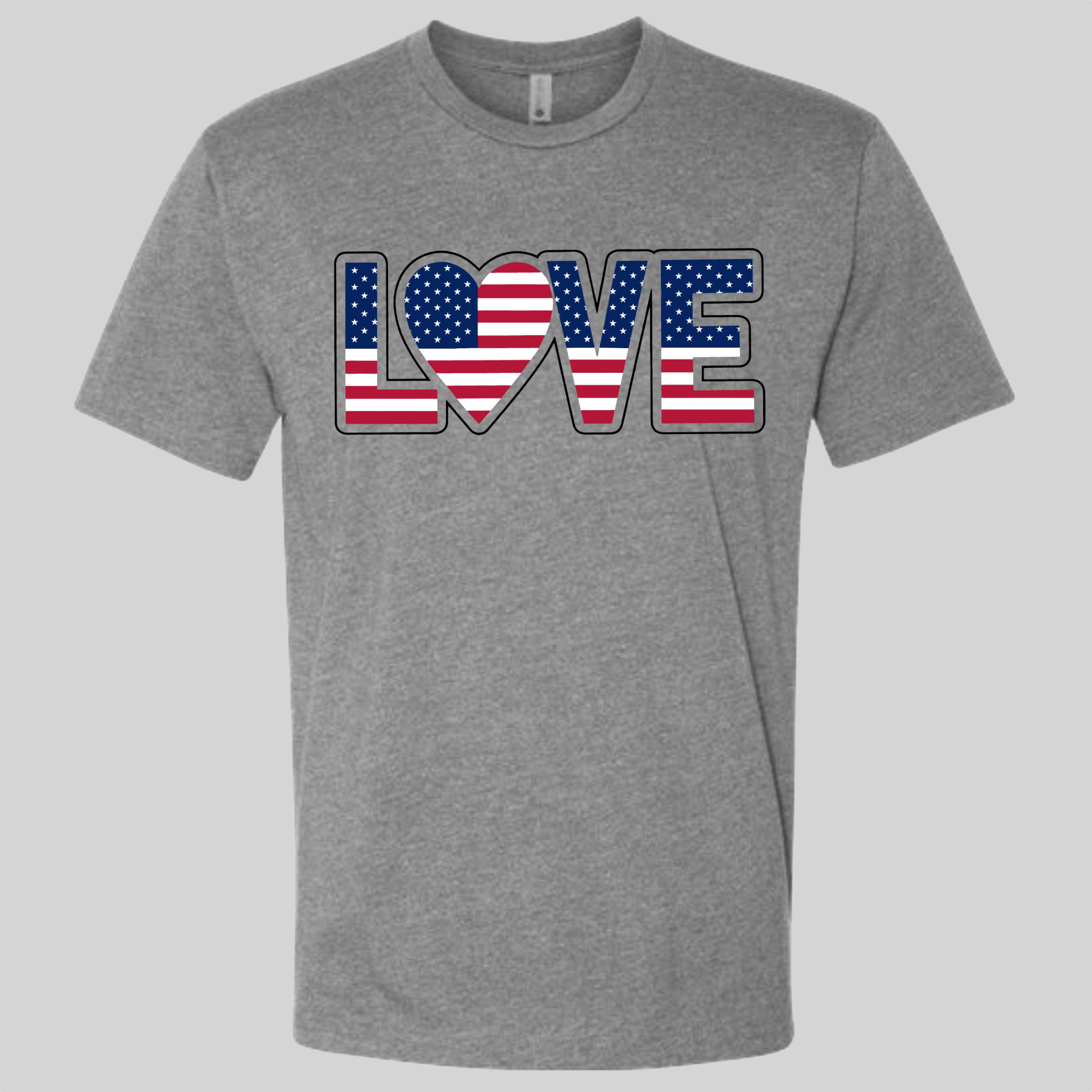 LOVE - USA Flag T-Shirt